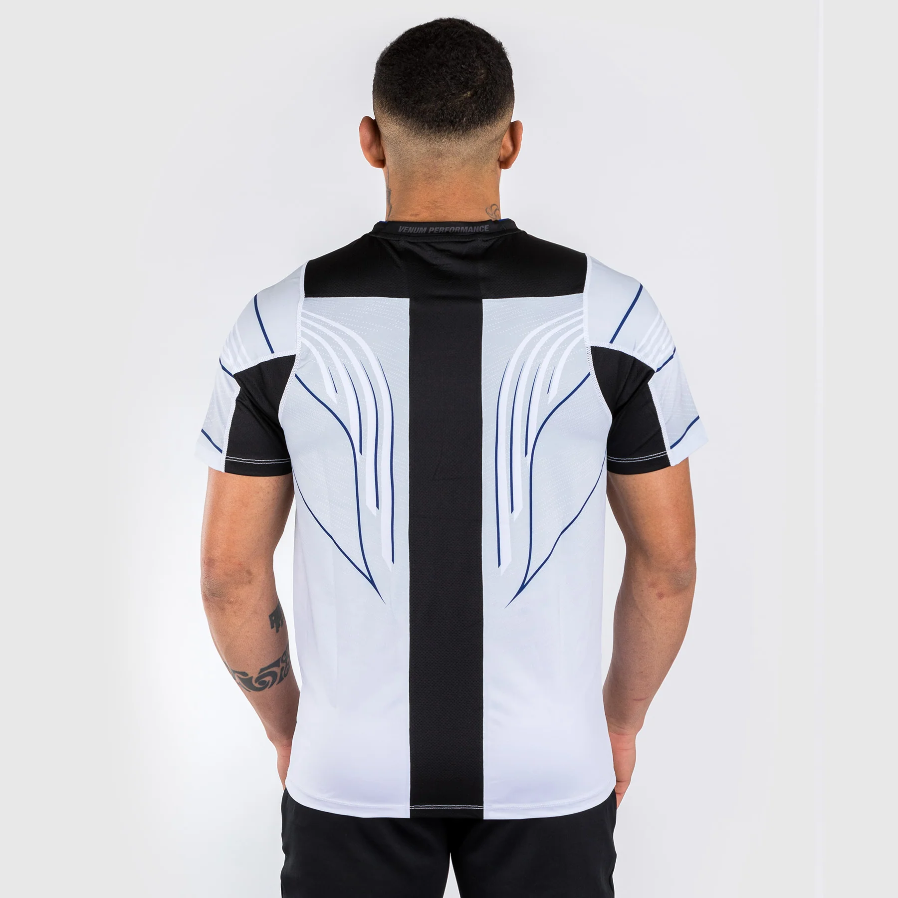 Camiseta UFC Venum personalizada Authentic Fight Night 2.0 para hombre - Midnight Edition - Ice - Image 5