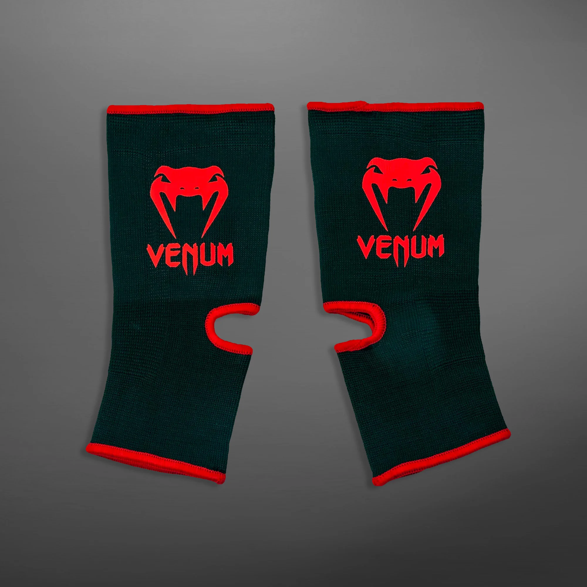 Venum Kontact Protectores de Tobillo - Negro/Rojo - Image 2
