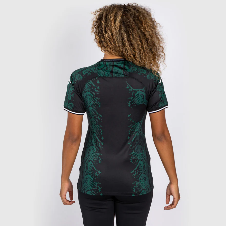 UFC Adrenaline by Venum Authentic Fight Night Maillot Walkout Mujer - Emerald Edition - Verde/Negro - Image 2