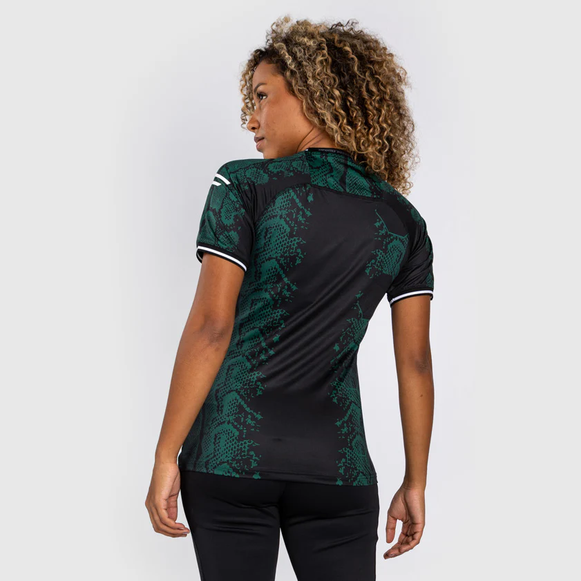 UFC Adrenaline by Venum Authentic Fight Night Maillot Walkout Mujer - Emerald Edition - Verde/Negro - Image 4