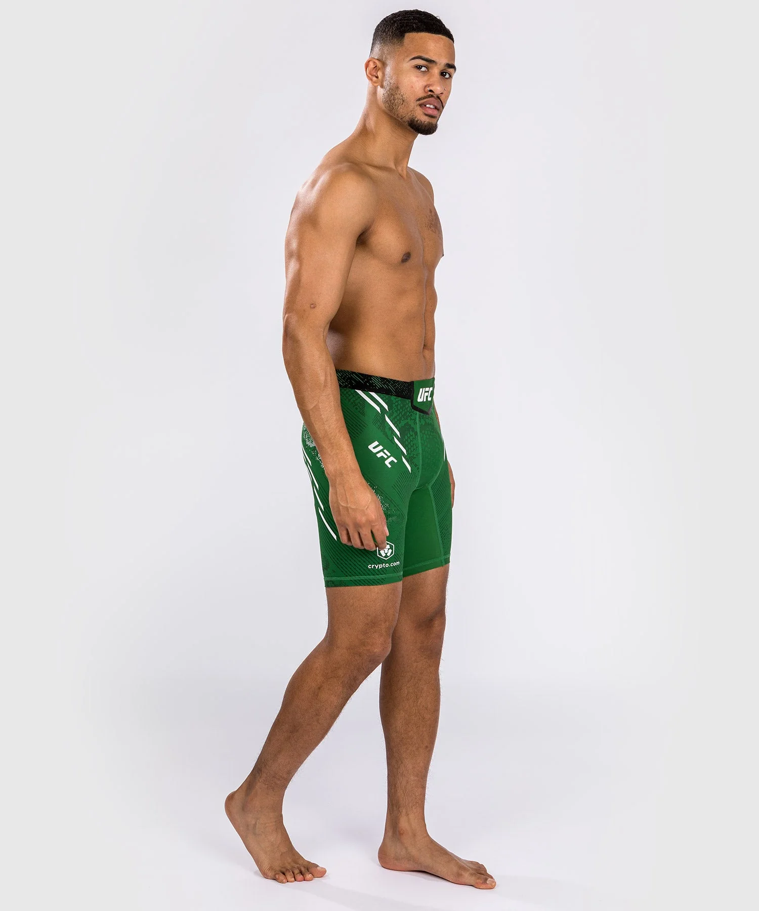 UFC Adrenaline by Venum Authentic Fight Night Pantalón Corto Vale Tudo para Hombre - Verde - Image 5