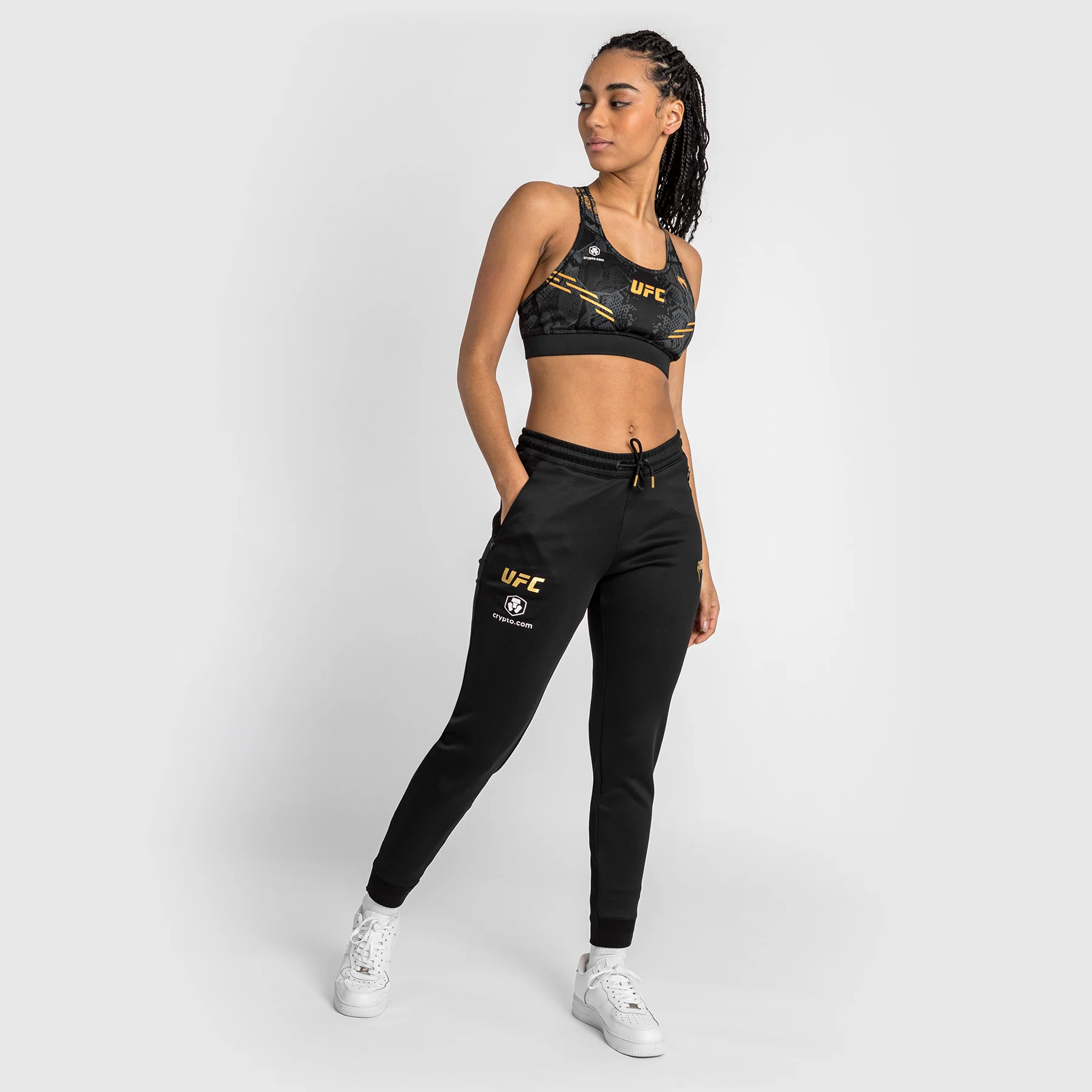 UFC Adrenaline by Venum Authentic Fight Night Pantalón Walkout para Mujer - Champion - Image 2