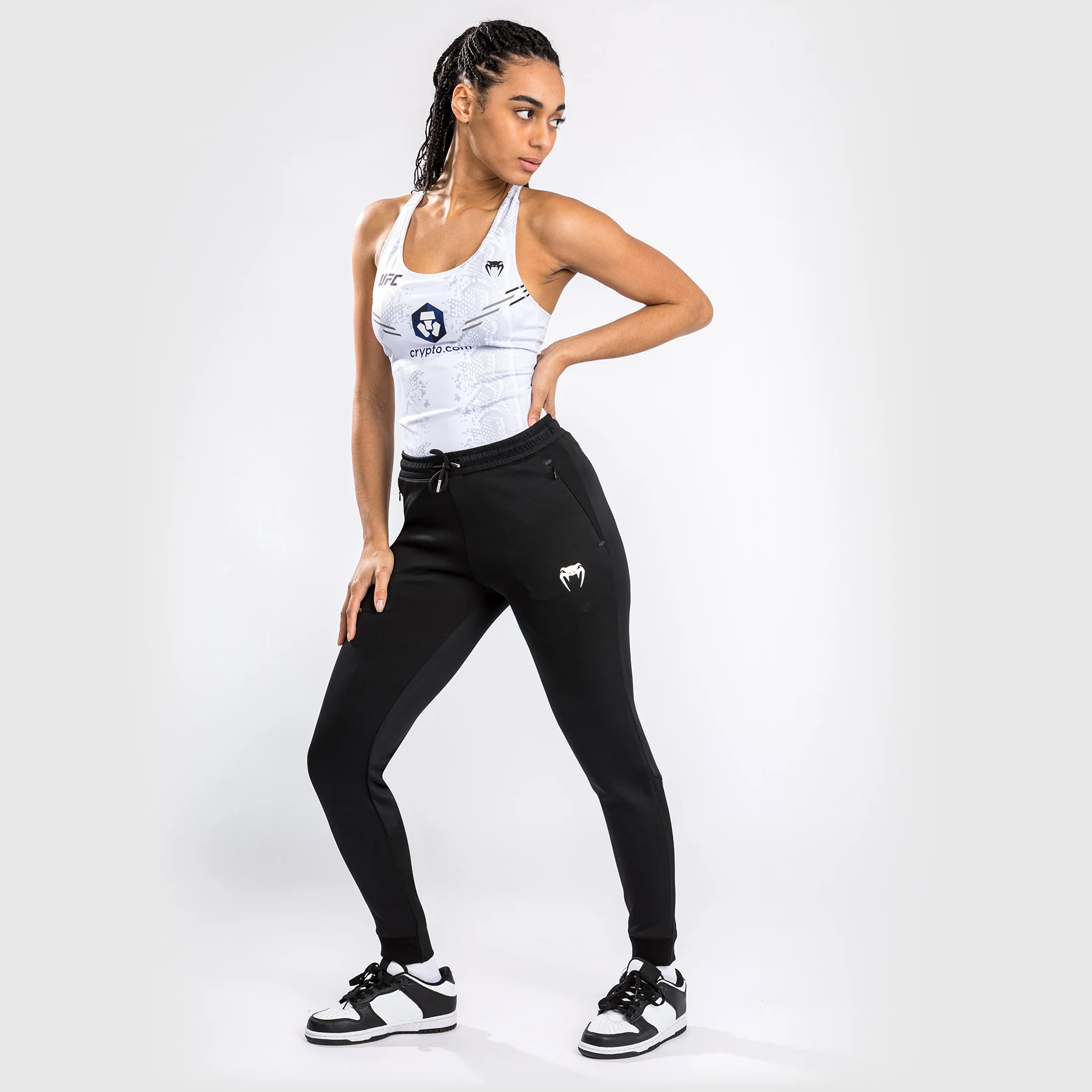 UFC Adrenaline by Venum Authentic Fight Night Pantalón Walkout para Mujer - Negro - Image 5