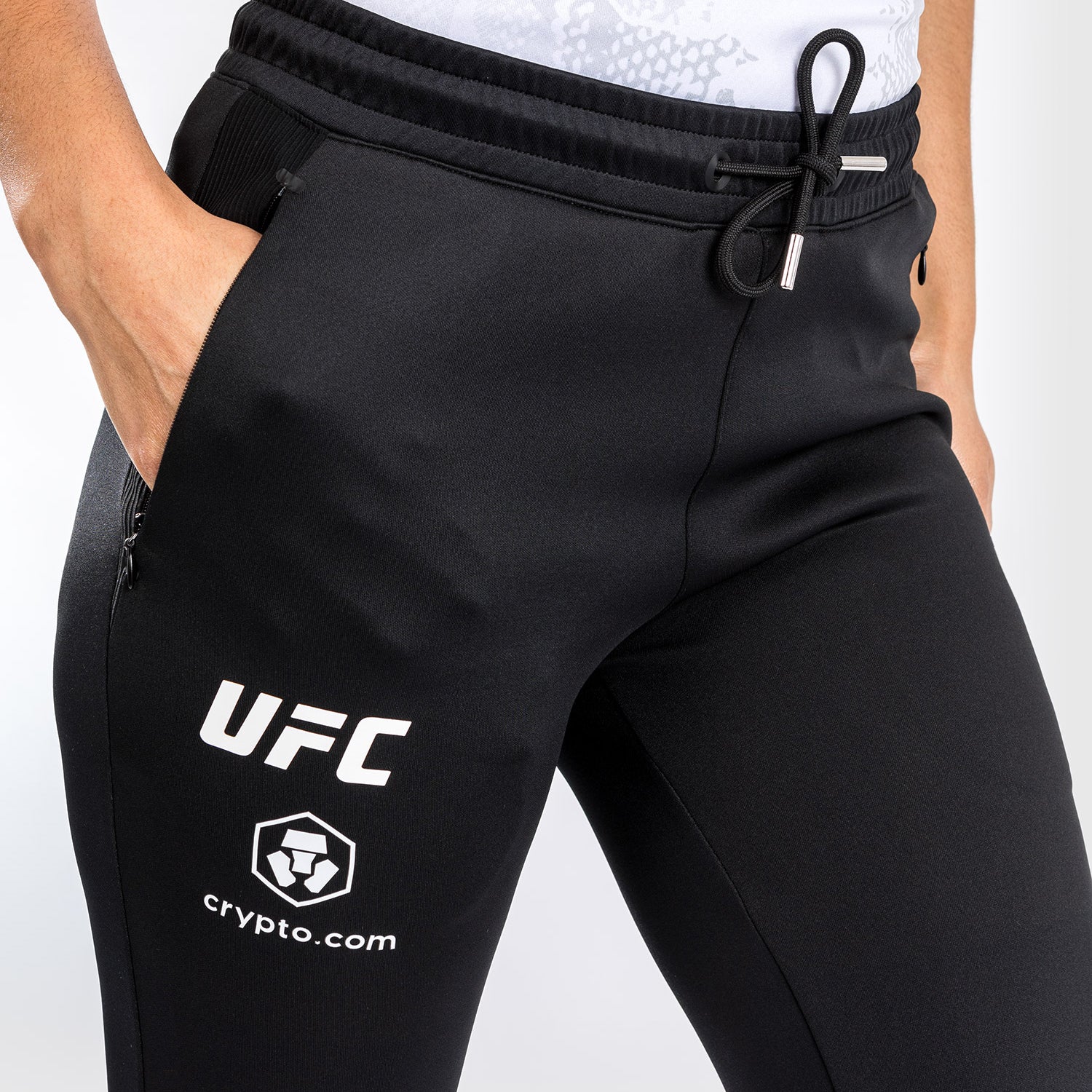 UFC Adrenaline by Venum Authentic Fight Night Pantalón Walkout para Mujer - Negro - Image 9