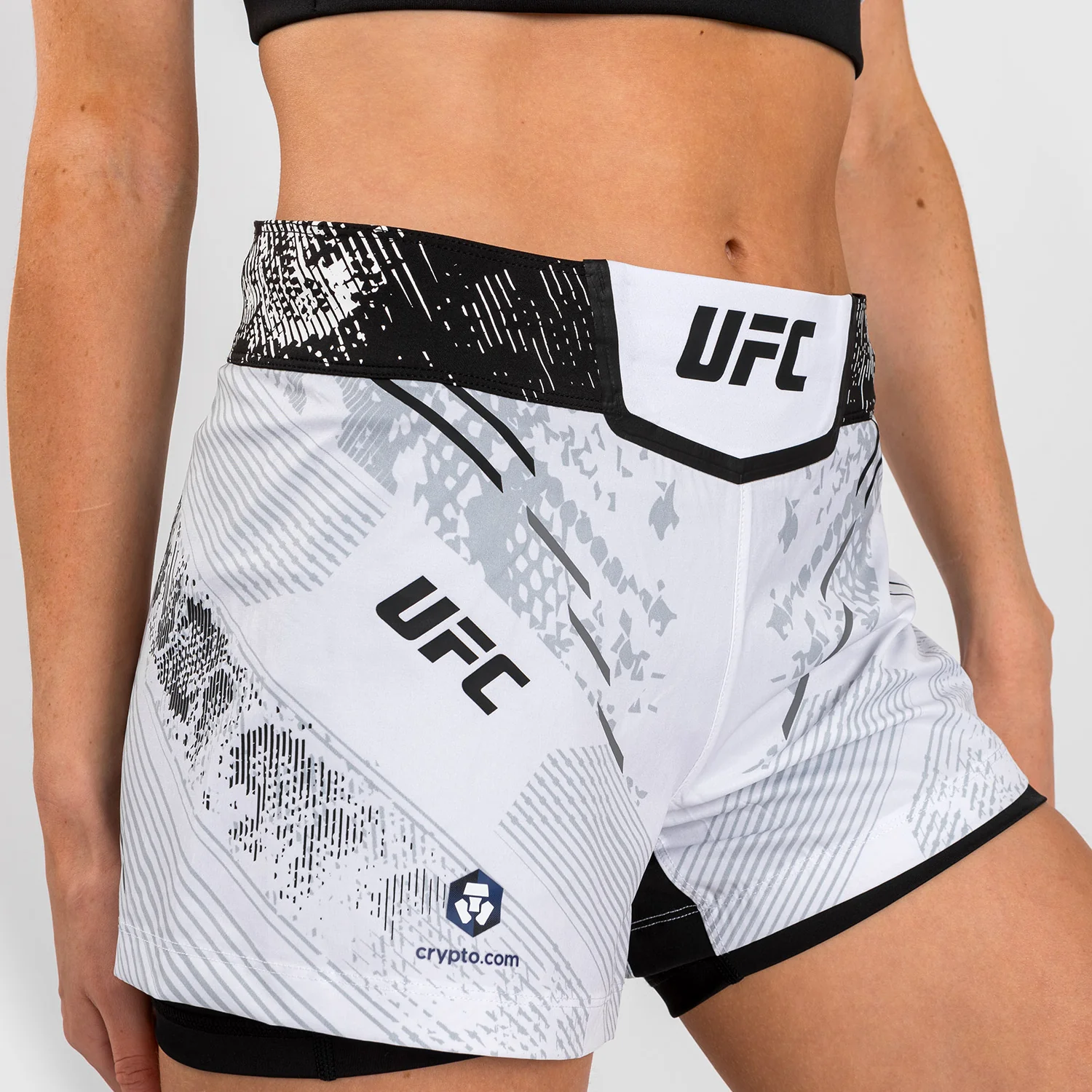UFC Adrenaline by Venum Authentic Fight Night Short de Combate para Mujer - Blanco - Image 7