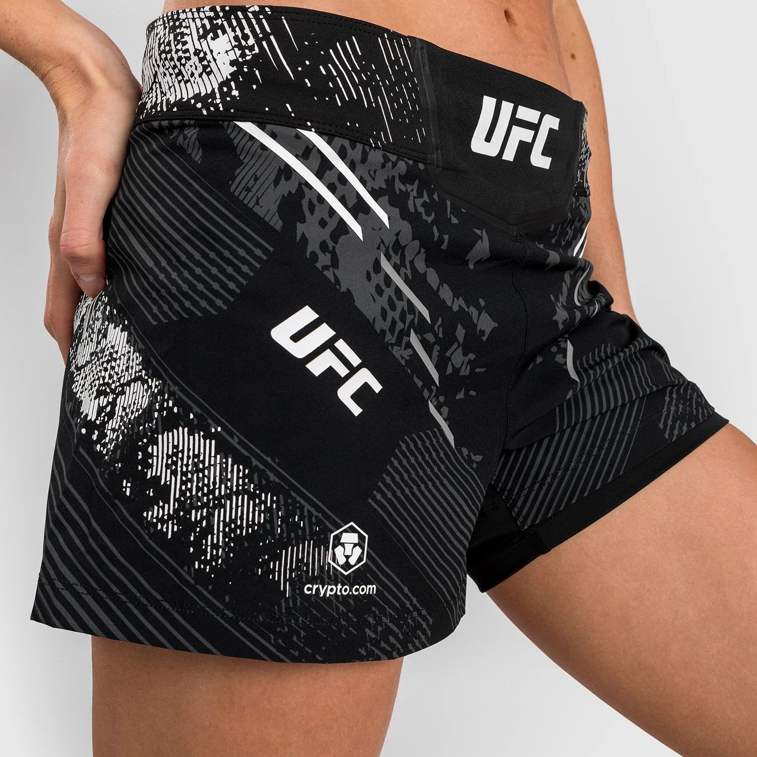 UFC Adrenaline by Venum Authentic Fight Night Short de Combate para Mujer - Negro - Image 9
