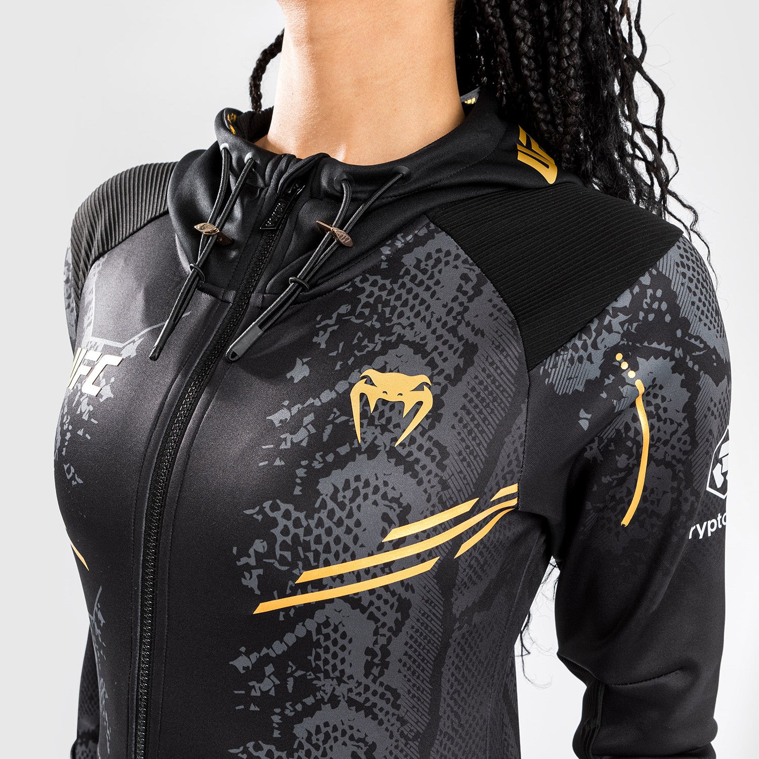 UFC Adrenaline by Venum Authentic Fight Night Sudadera con capucha Walkout para Mujer - Champion - Image 6