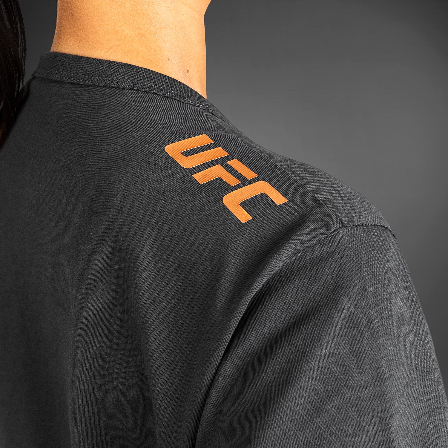 UFC Adrenaline By Venum Fight Week Camiseta de Algodón de Manga Corta para Mujer - Gris Antracita - Image 6