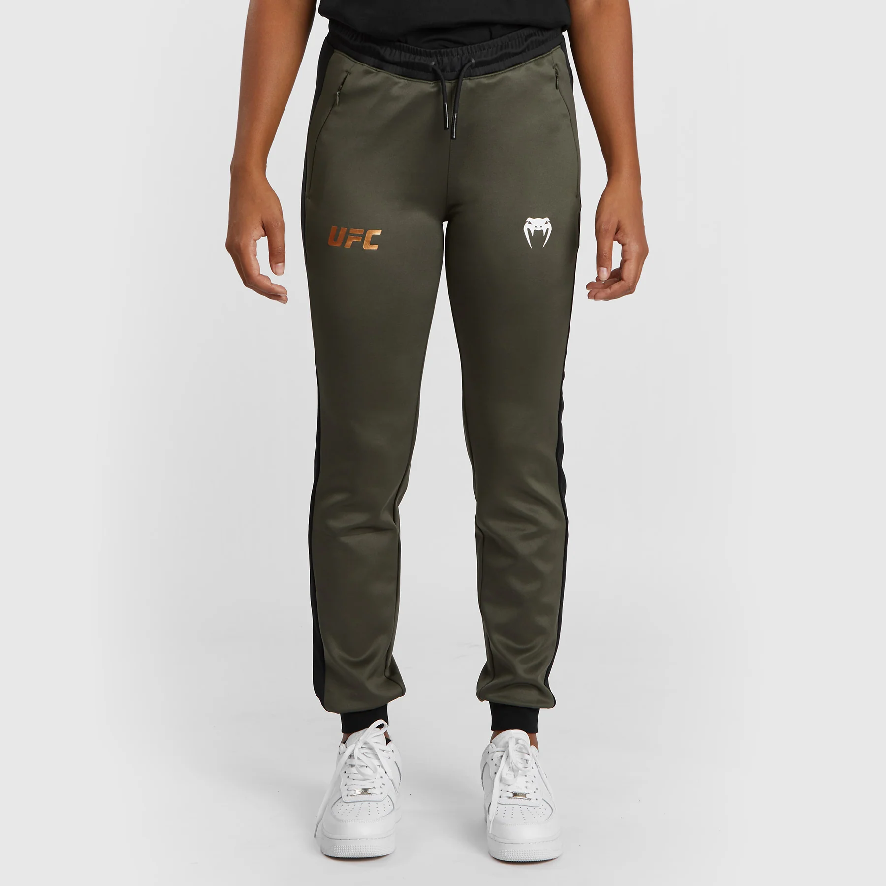 UFC Adrenaline by Venum Fight Week Pantalón Jogging Performance para Mujer - Caqui/Bronce
