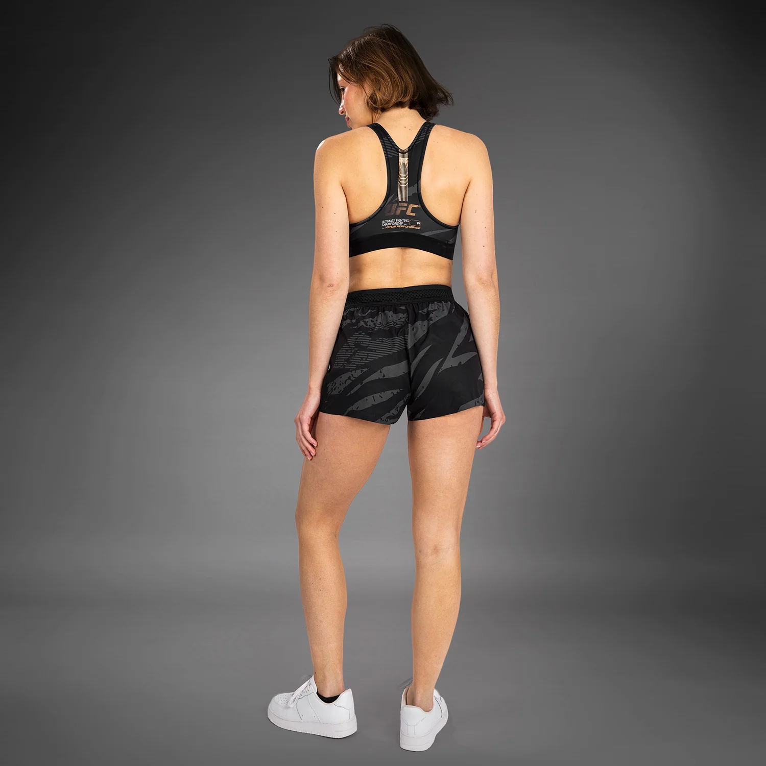 UFC Adrenaline By Venum Fight Week Pantalones Cortos de Rendimiento para Mujer - Urban Camo - Image 6