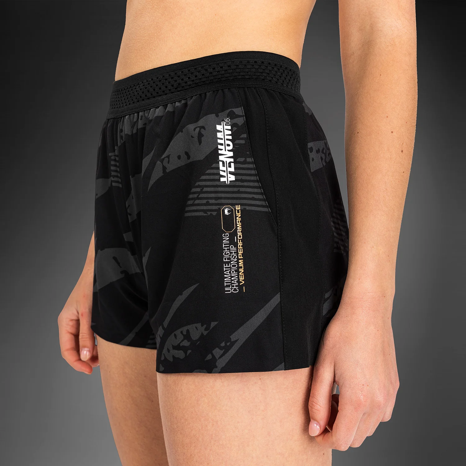 UFC Adrenaline By Venum Fight Week Pantalones Cortos de Rendimiento para Mujer - Urban Camo - Image 7
