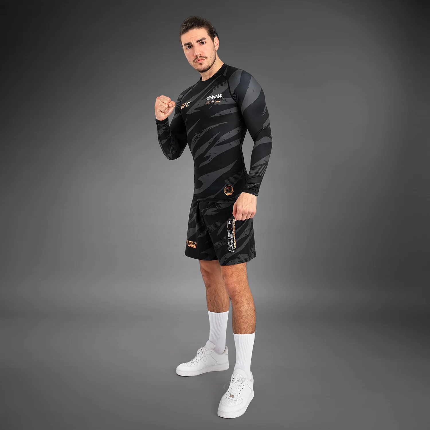 UFC Adrenaline By Venum Fight Week Performance Lycra de Manga Larga - Urban Camo - Image 2