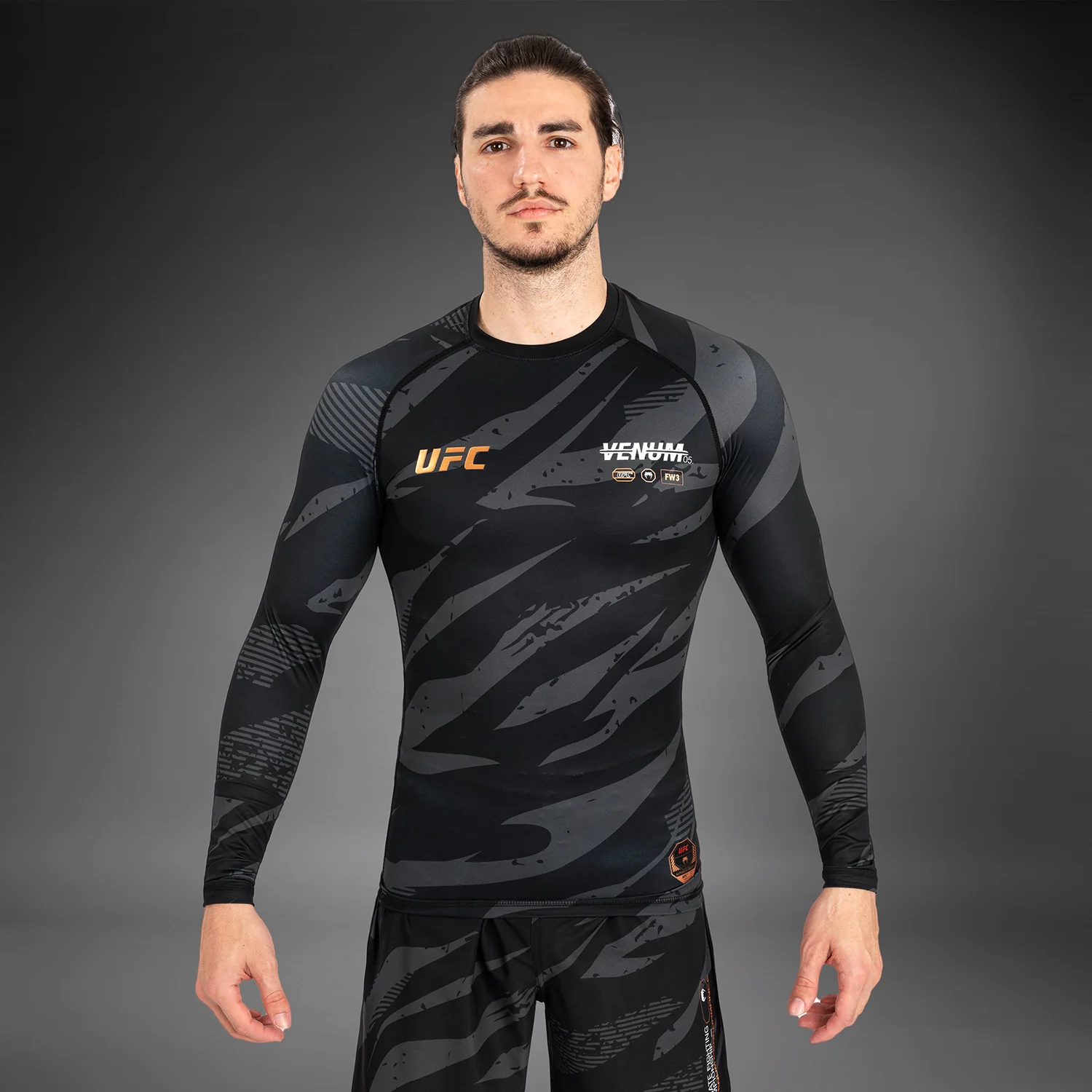 UFC Adrenaline By Venum Fight Week Performance Lycra de Manga Larga - Urban Camo - Image 7