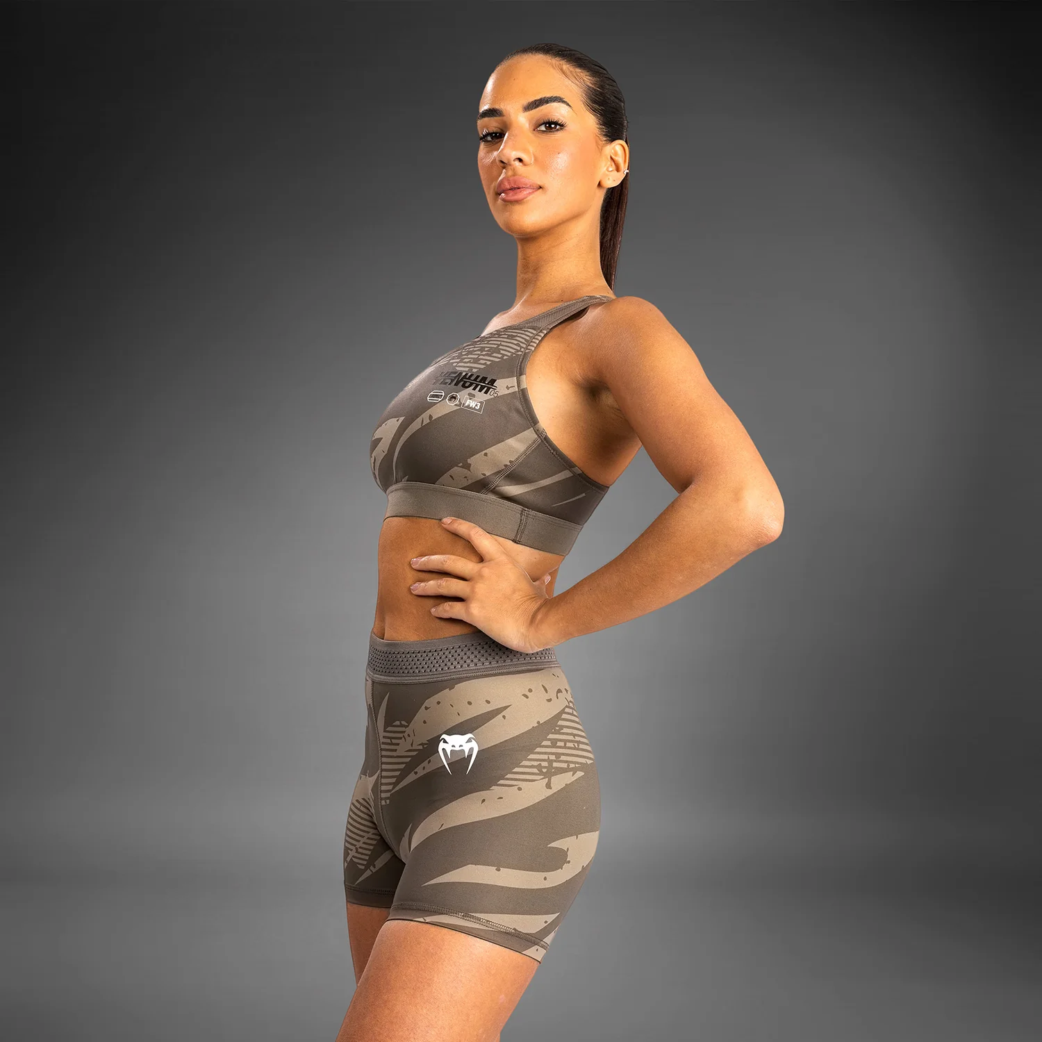 UFC Adrenaline By Venum Fight Week Short de Vale Tudo para Mujer - Desert Camo - Image 3