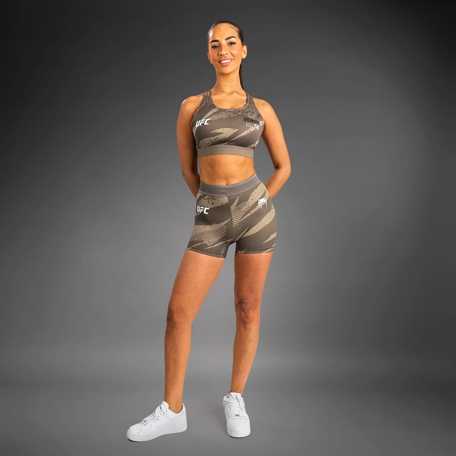 UFC Adrenaline By Venum Fight Week Short de Vale Tudo para Mujer - Desert Camo - Image 4