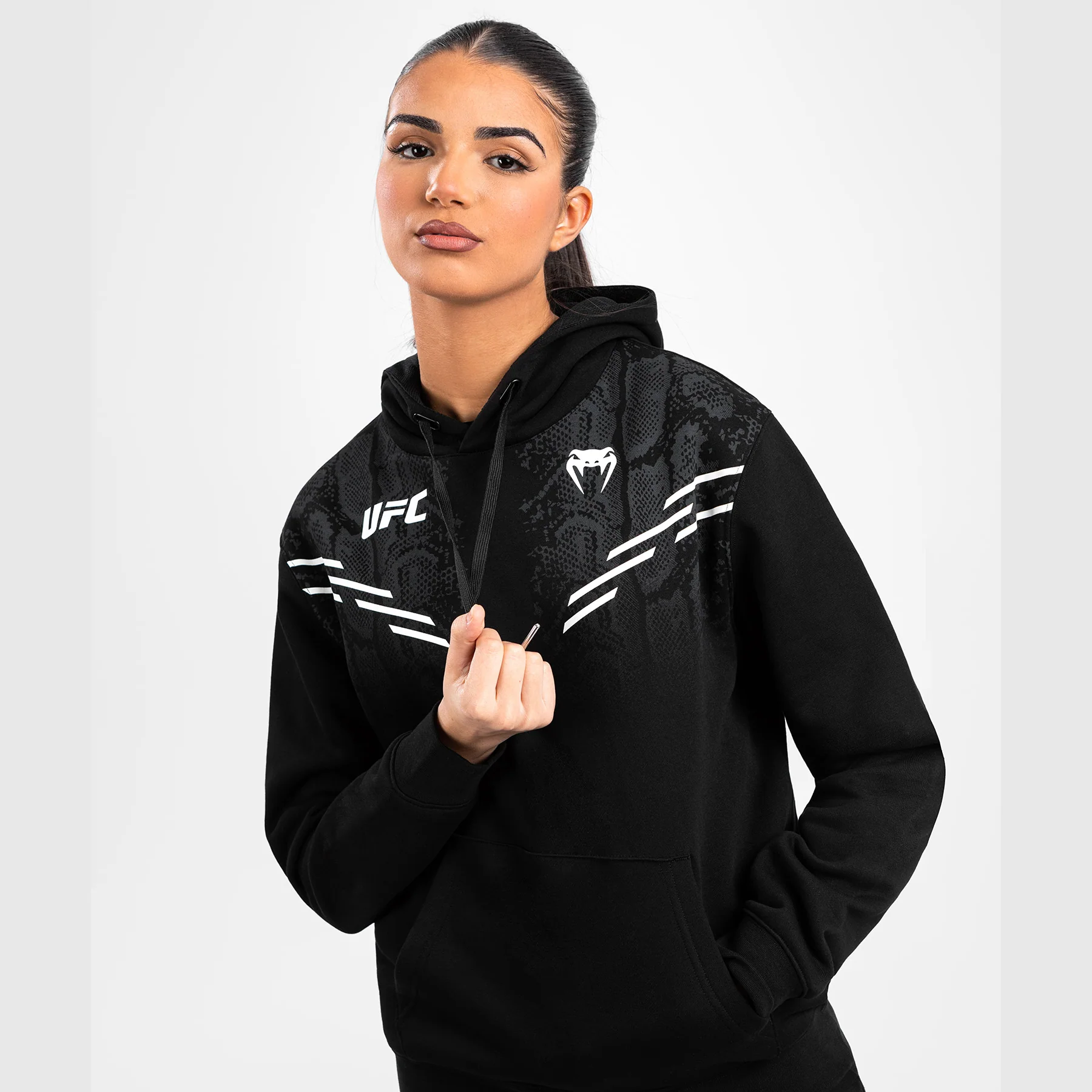 UFC Adrenaline by Venum Replica Sudadera con capucha para Mujer - Negro - Image 2
