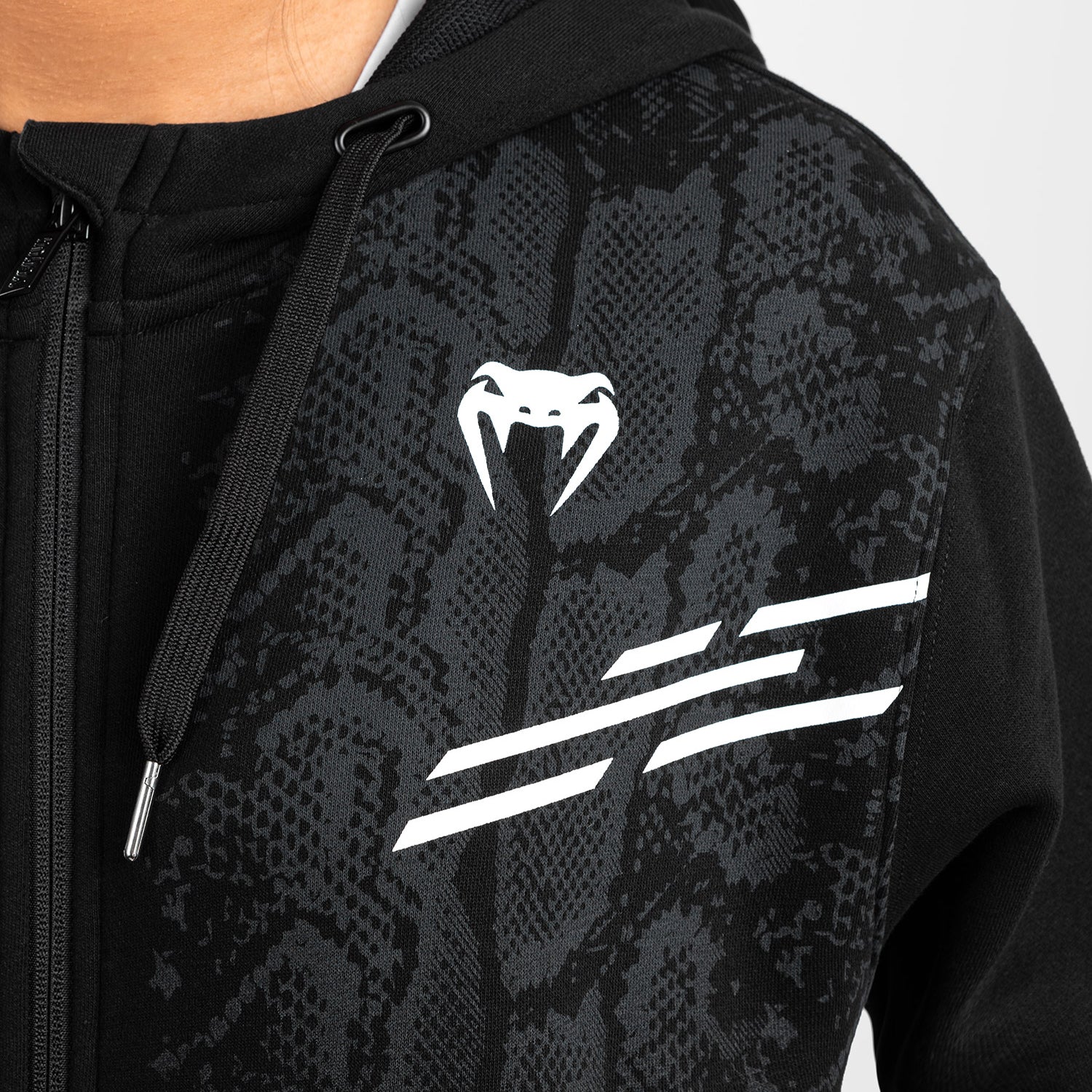 UFC Adrenaline by Venum Replica Sudadera con Capucha y Cremallera para Mujer - Negro - Image 3