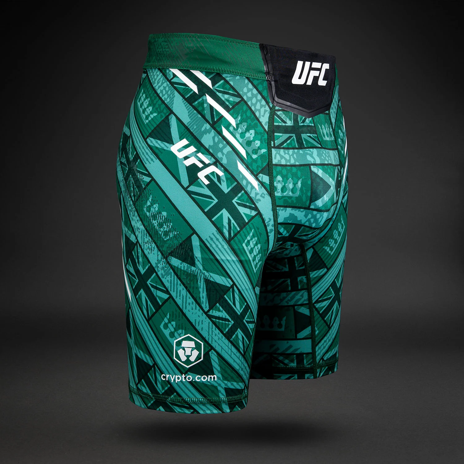 UFC Unrivaled by Venum Leon Edwards Pantalones Vale Tudo para Hombres - Verde - Image 3