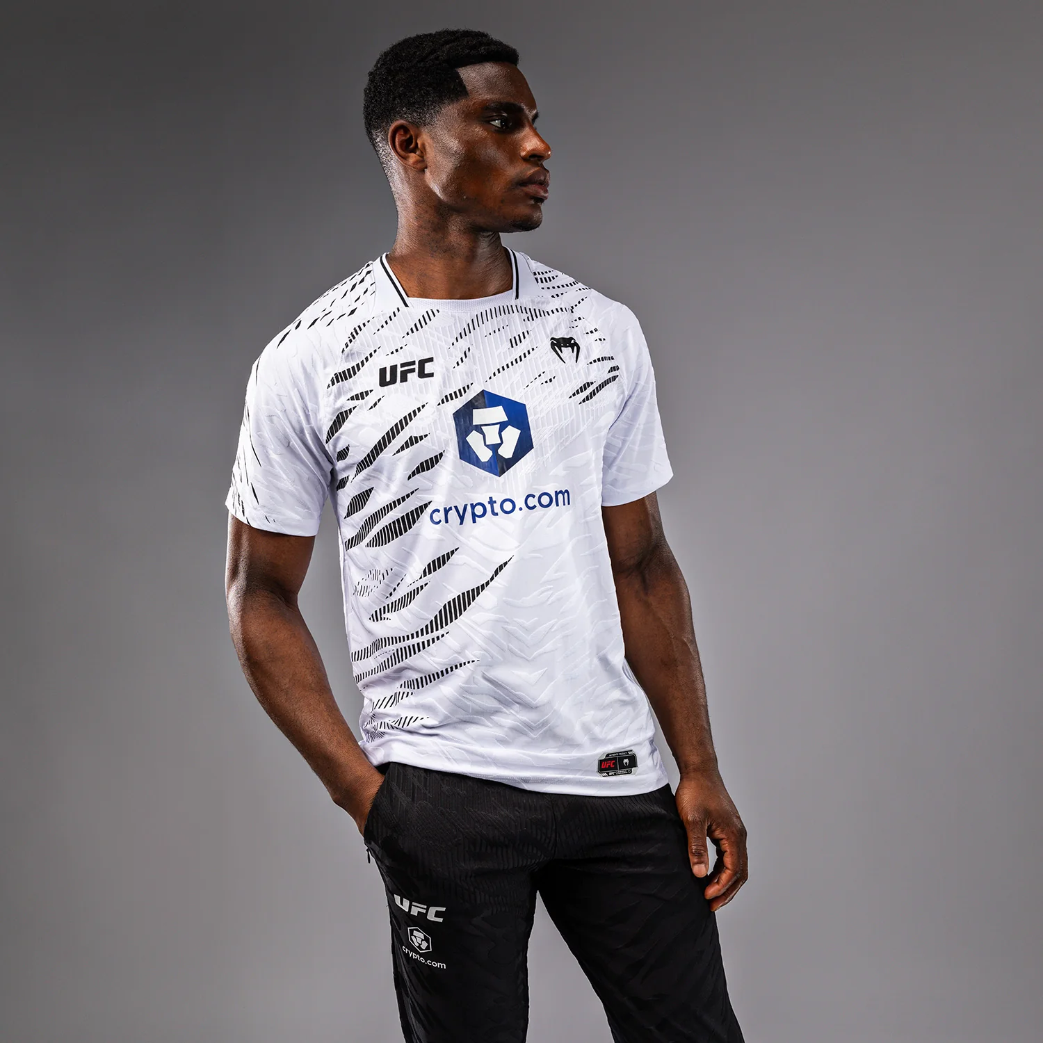 UFC Fusion by Venum Authentic Fight Night Camiseta de Salida para Hombre - Blanco - Image 5
