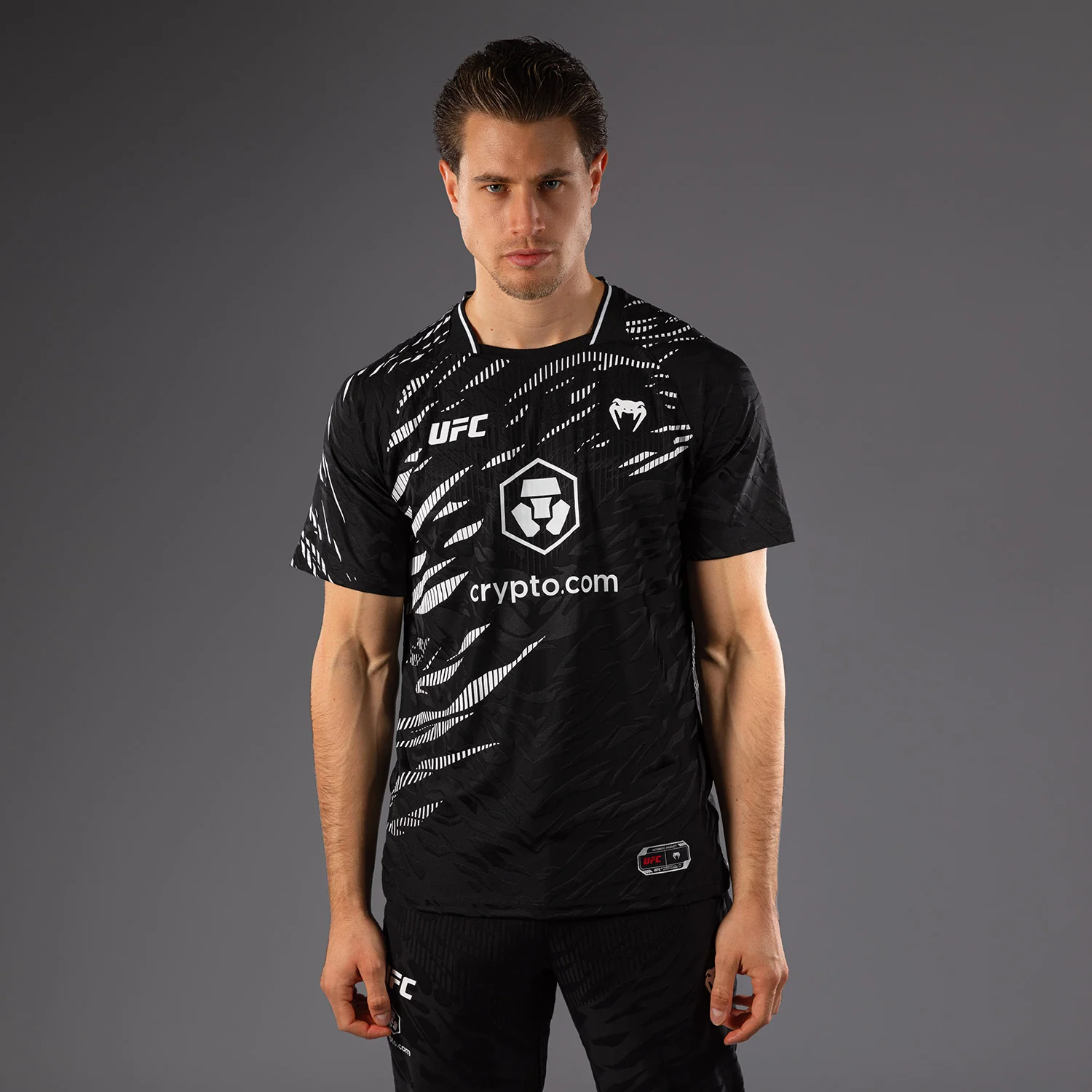 UFC Fusion by Venum Authentic Fight Night Camiseta de Salida para Hombre - Negro