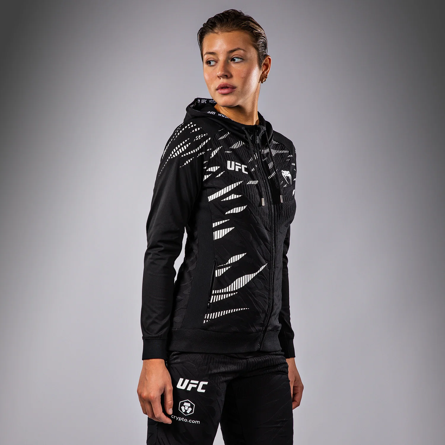 UFC Fusion by Venum Authentic Fight Night Sudadera con Capucha para Mujer - Negro - Image 3