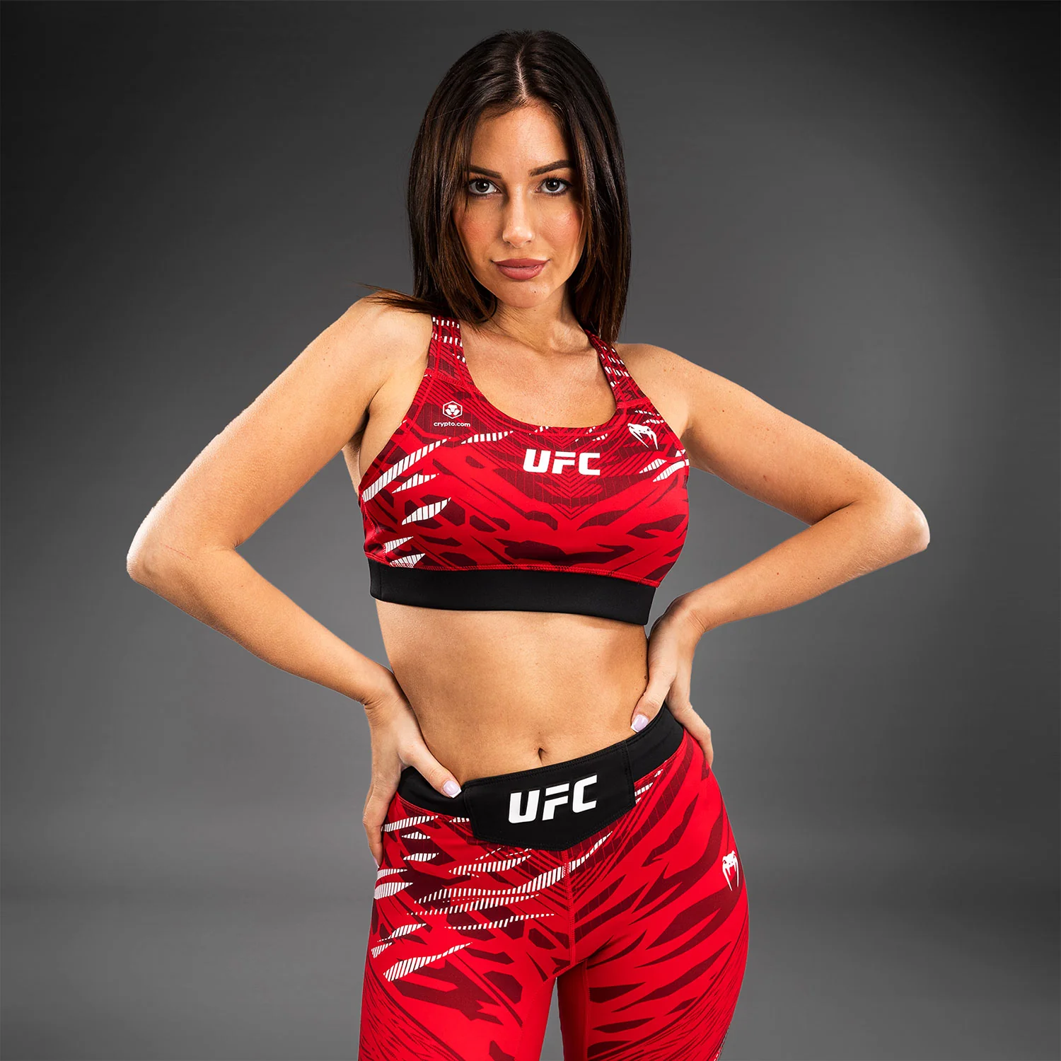 UFC Fusion by Venum Authentic Fight Night Sujetador Deportivo para Mujer - Rojo