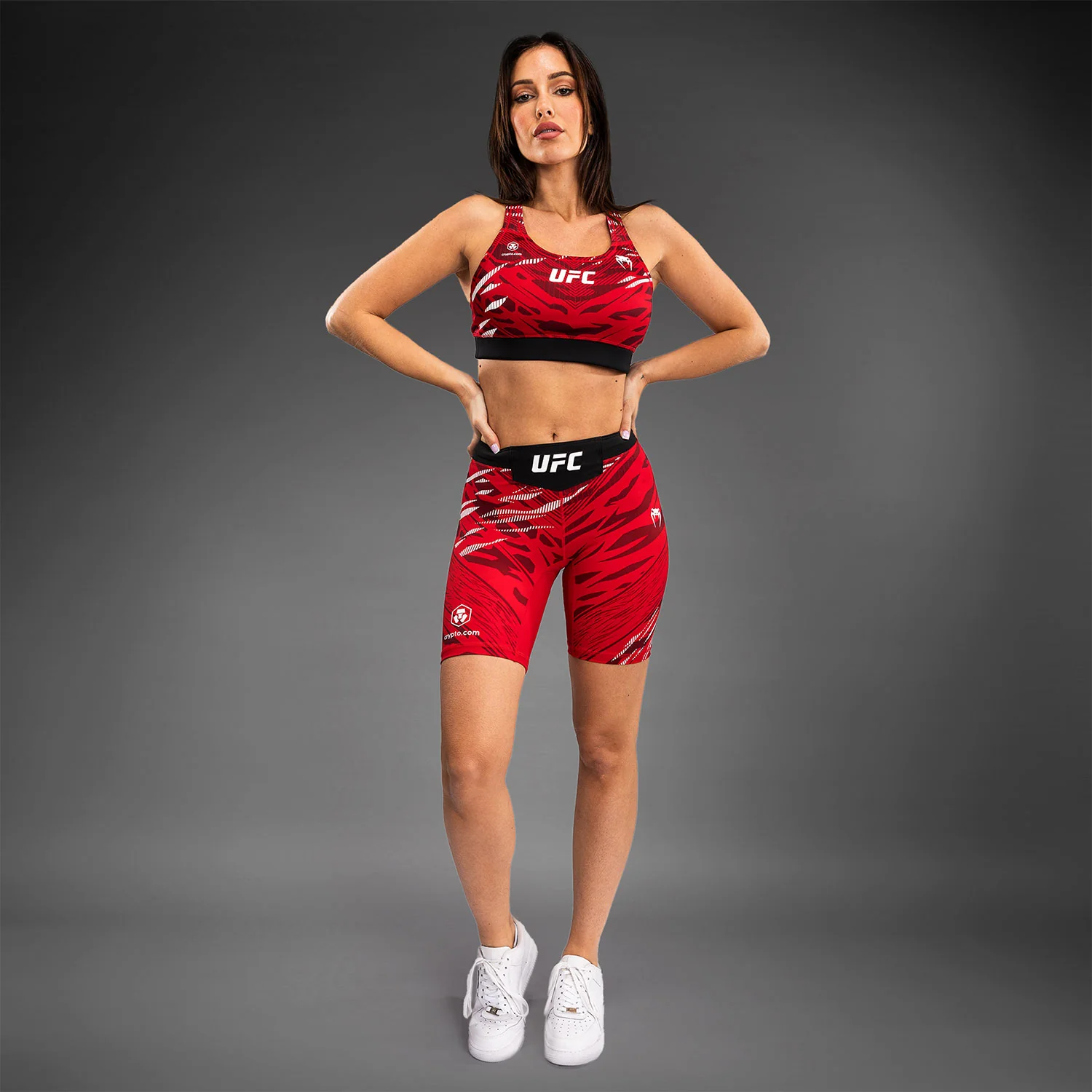 UFC Fusion by Venum Authentic Fight Night Sujetador Deportivo para Mujer - Rojo - Image 7