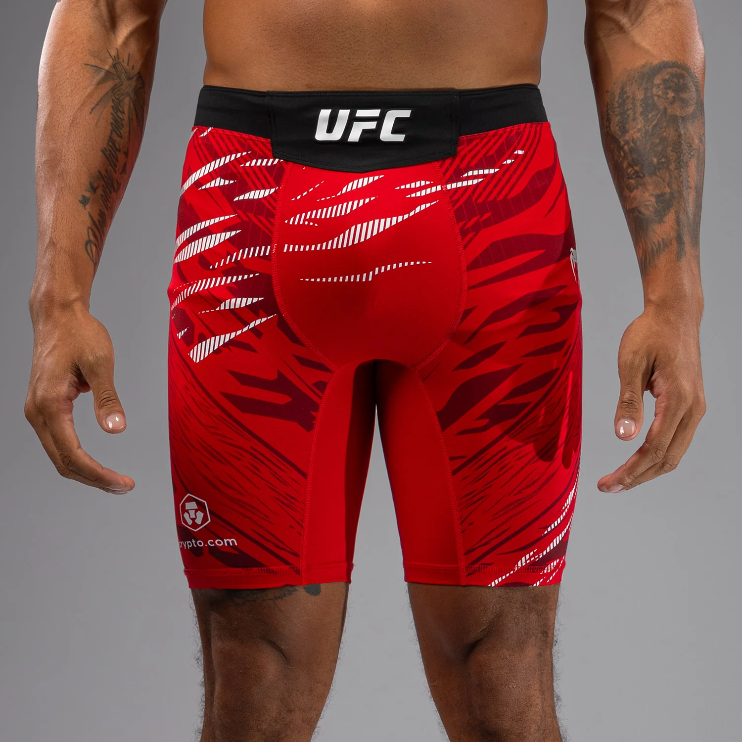 UFC Fusion by Venum Authentic Fight Night Vale Tudo Shorts para Hombre - Rojo - Image 6