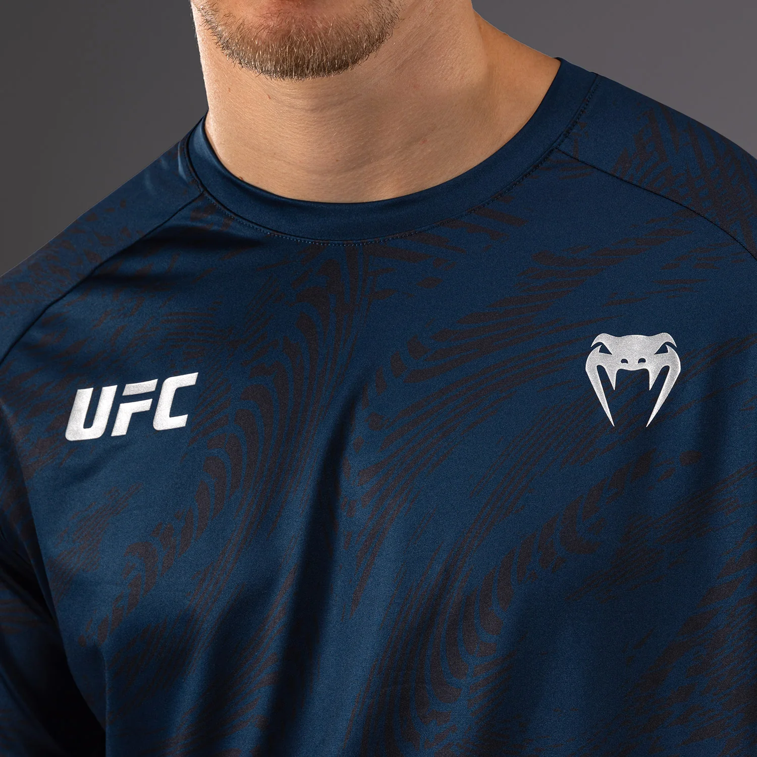 UFC Fusion by Venum Fight Week Camiseta Dry-Tech para Hombre - Azul oceánico - Image 3