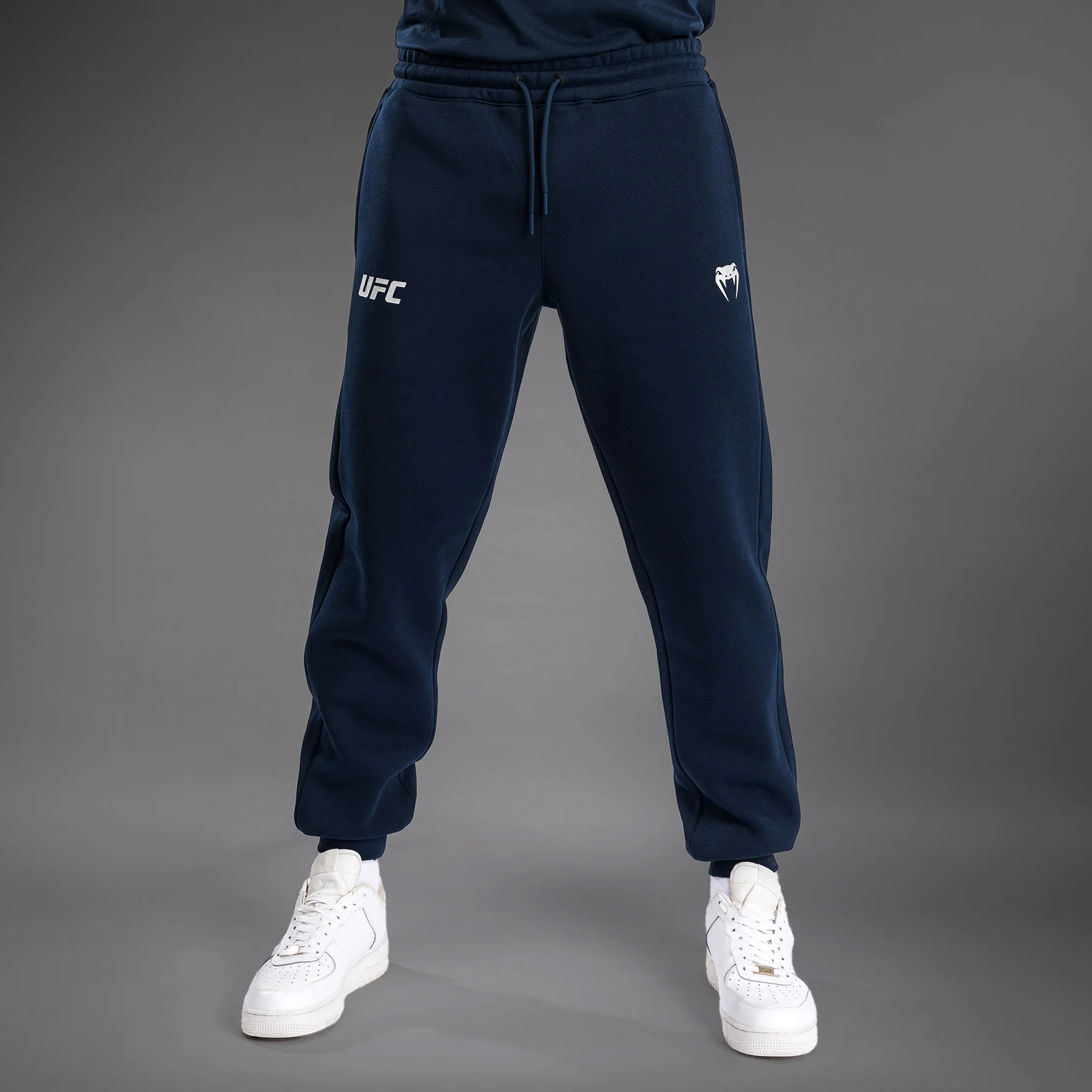 UFC Fusion by Venum Fight Week Pantalón de Algodón para Hombre - Solid Azul oceánico