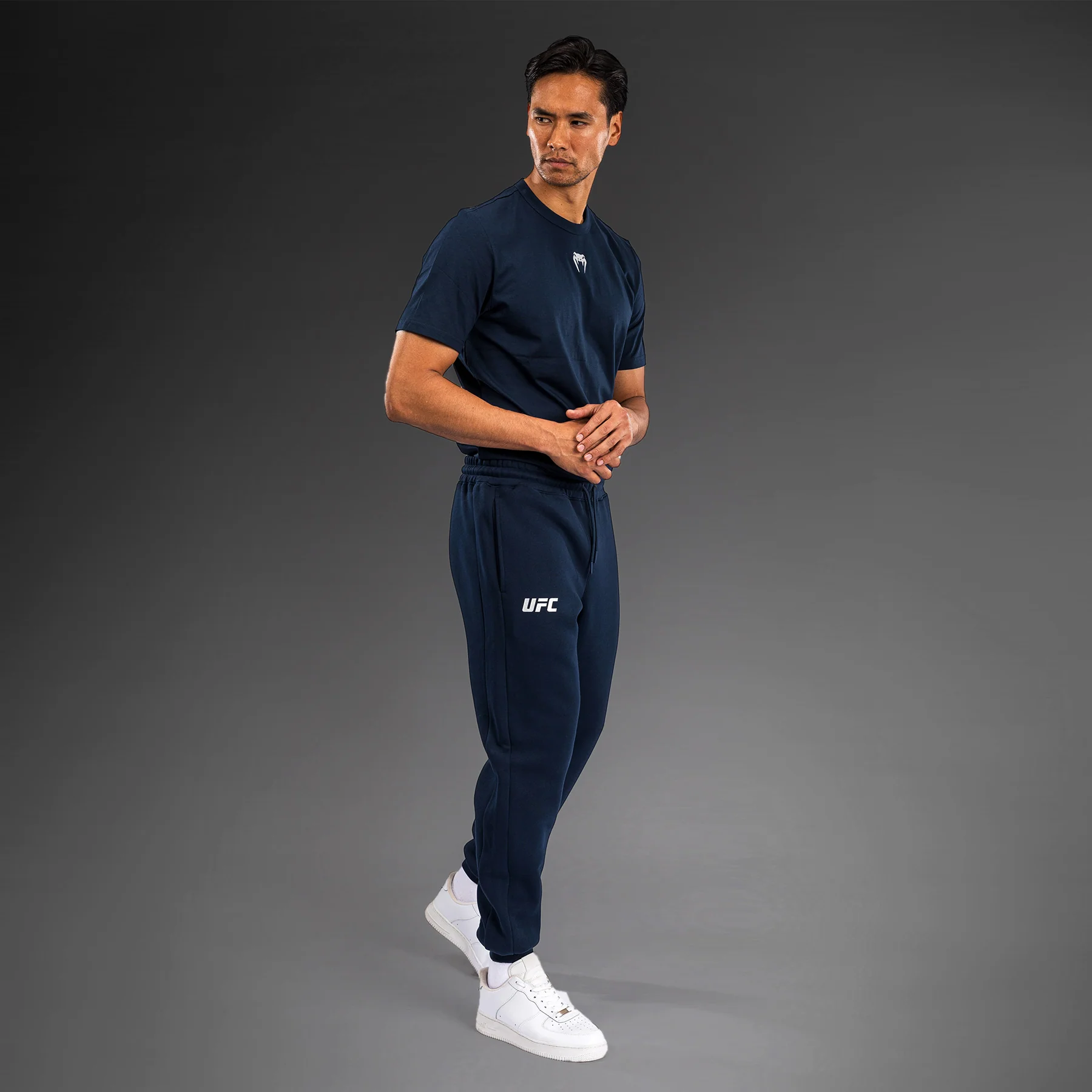 UFC Fusion by Venum Fight Week Pantalón de Algodón para Hombre - Solid Azul oceánico - Image 3