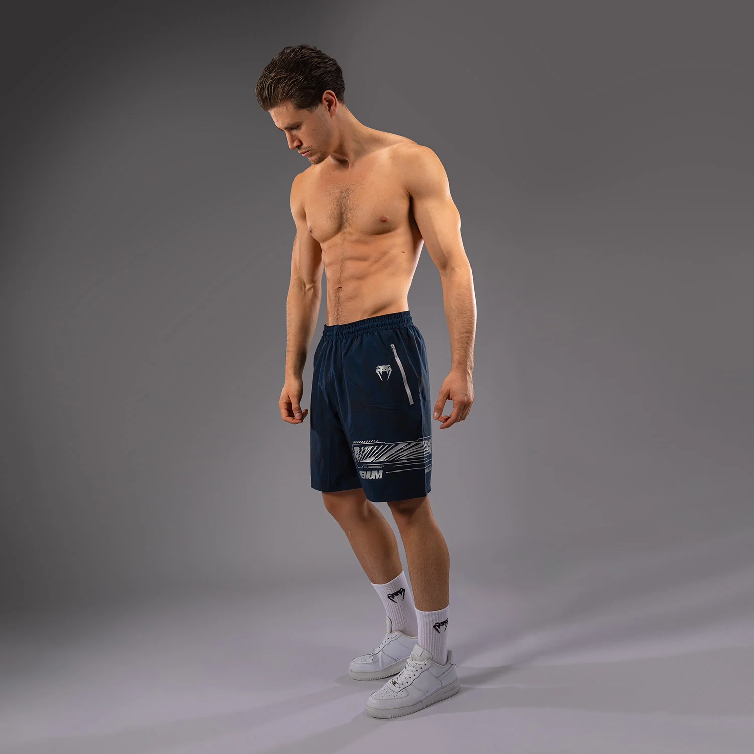 UFC Fusion by Venum Fight Week Shorts de Rendimiento para Hombre - Azul oceánico