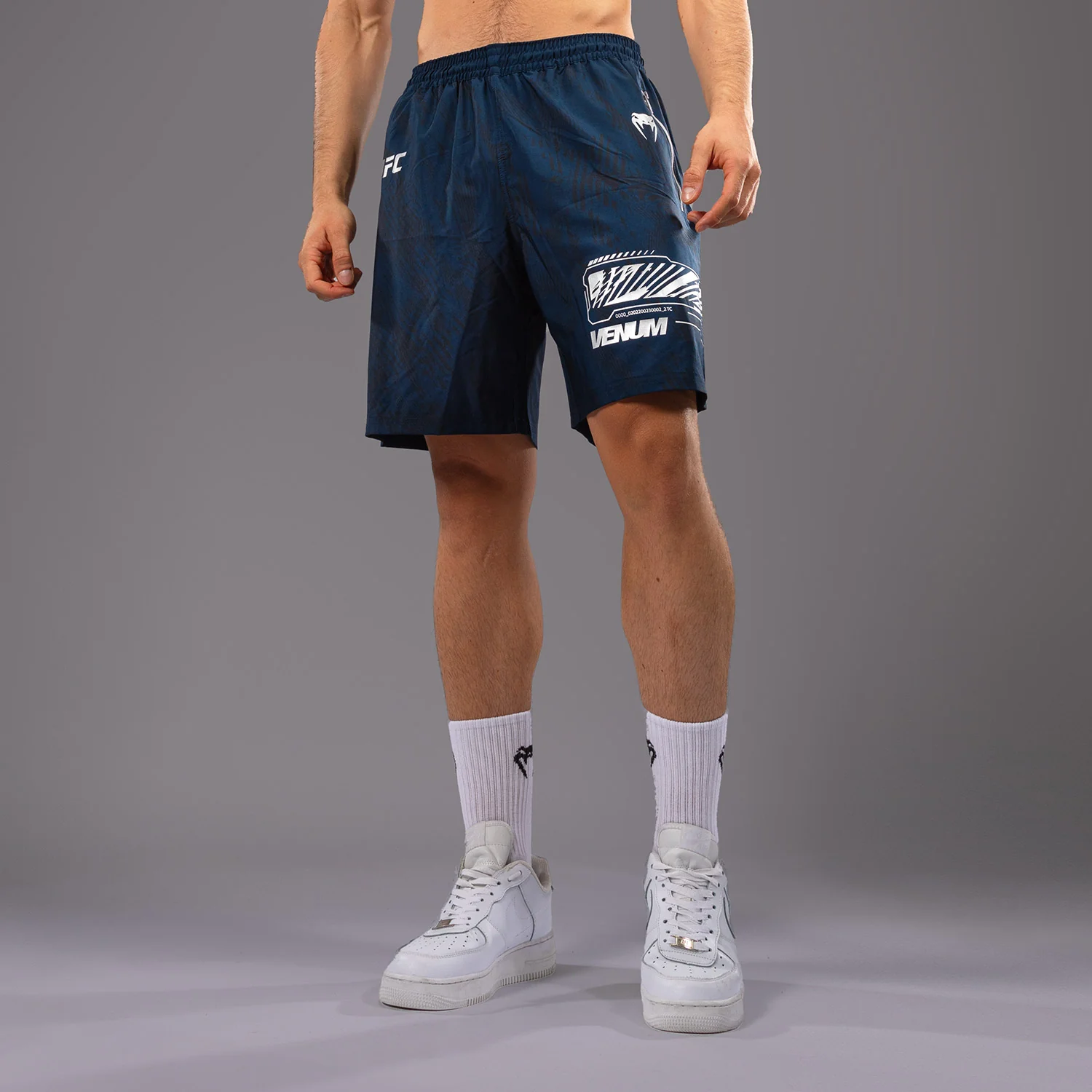 UFC Fusion by Venum Fight Week Shorts de Rendimiento para Hombre - Azul oceánico - Image 6