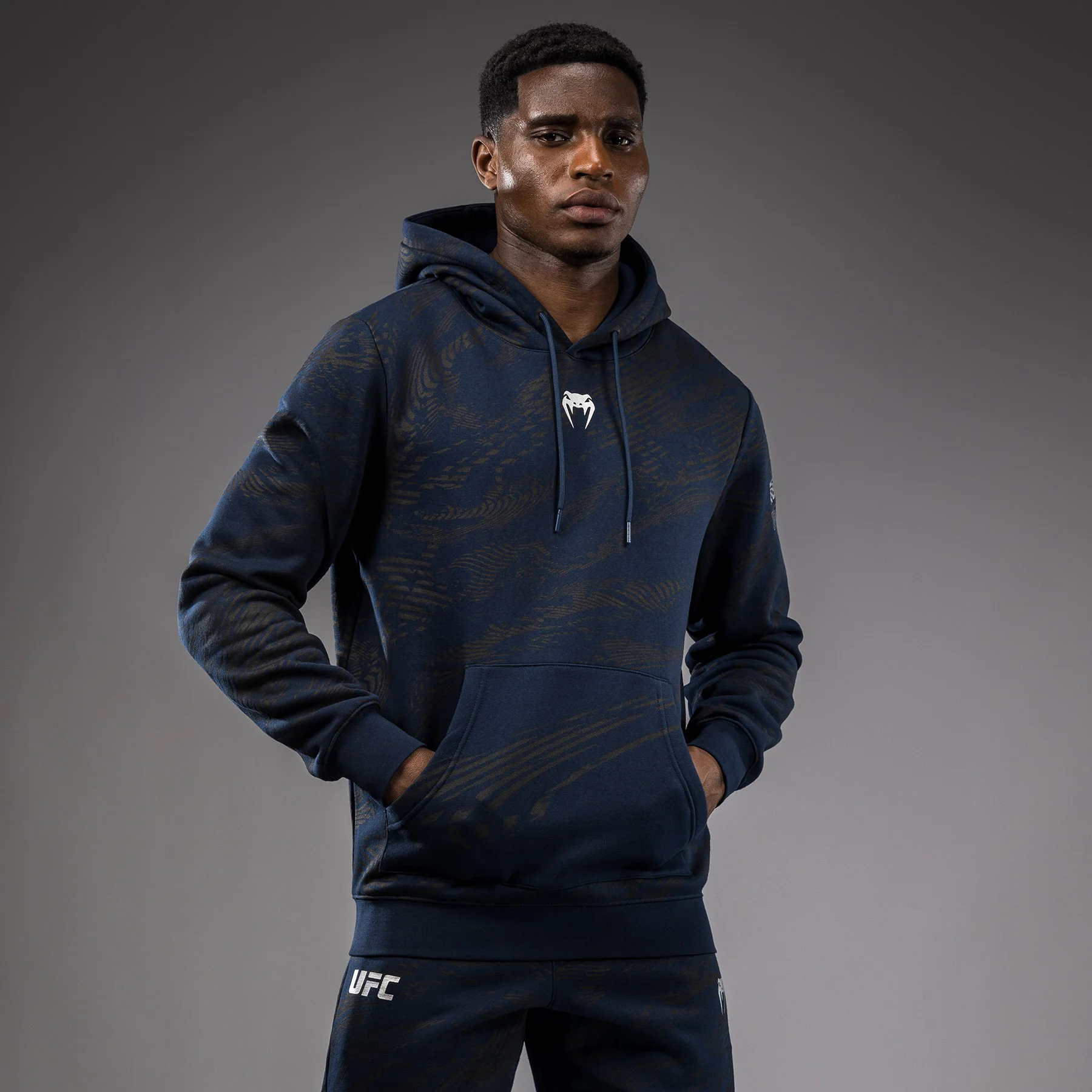 UFC Fusion by Venum Fight Week Sudadera con Capucha para Hombre - Azul oceánico - Image 2