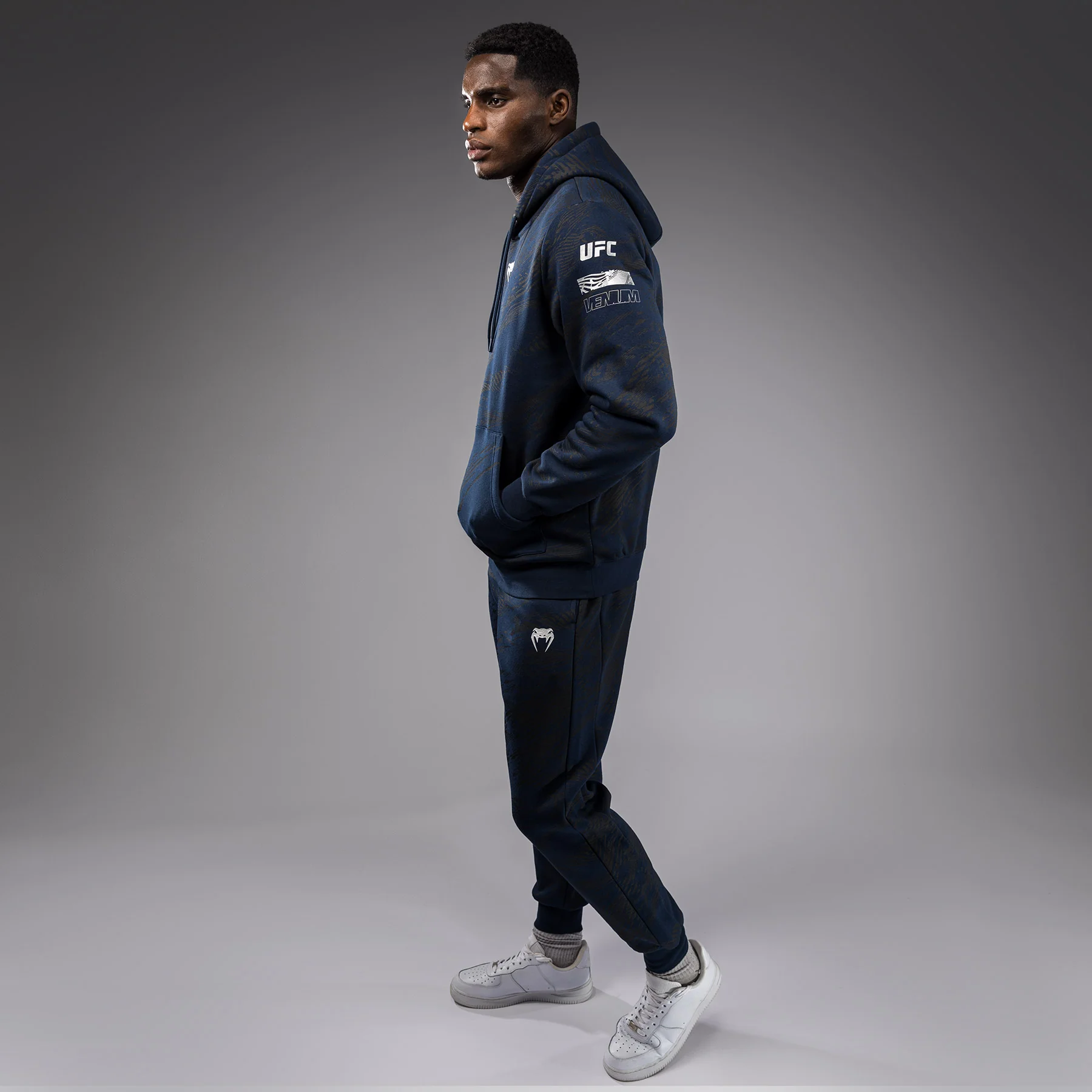 UFC Fusion by Venum Fight Week Sudadera con Capucha para Hombre - Azul oceánico - Image 5