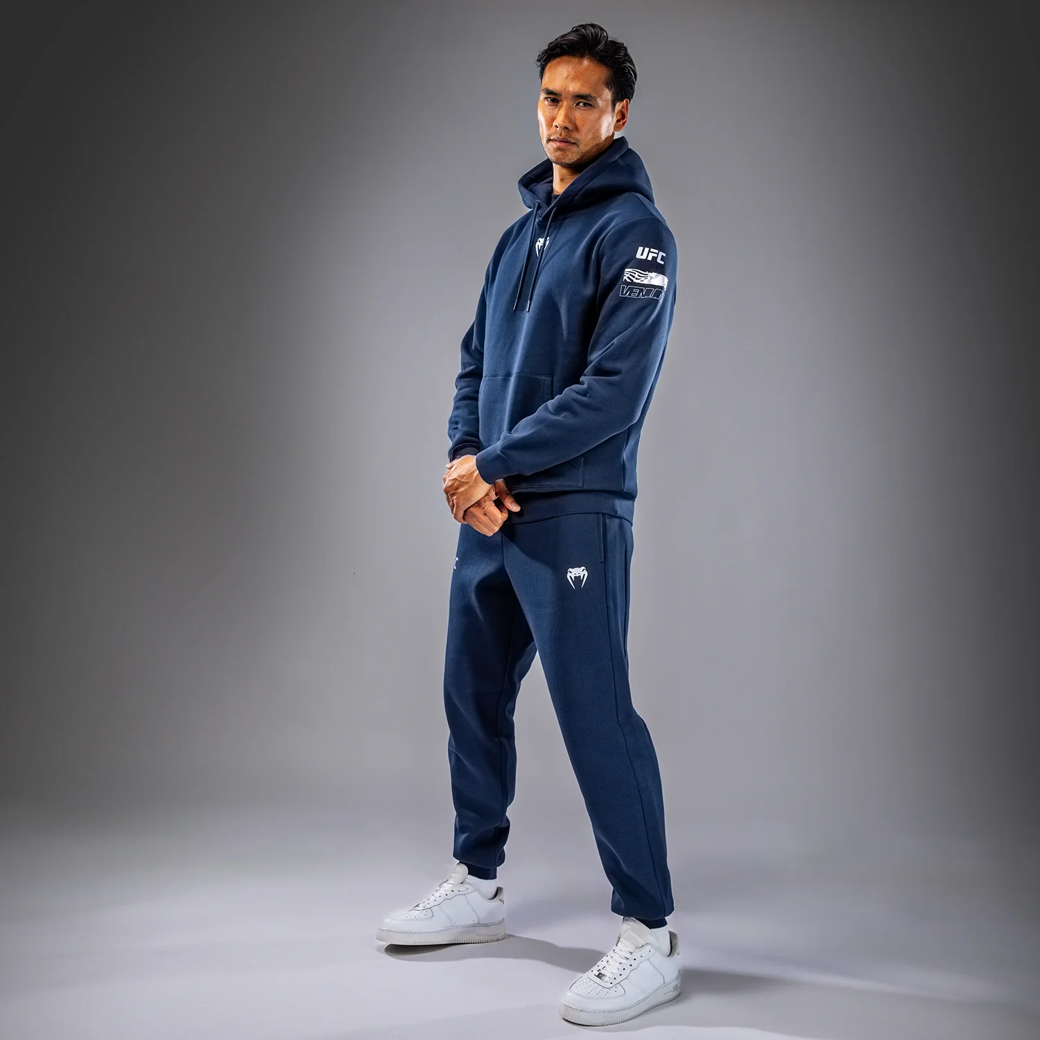 UFC Fusion by Venum Fight Week Sudadera con Capucha para Hombre - Solid Azul oceánico - Image 4