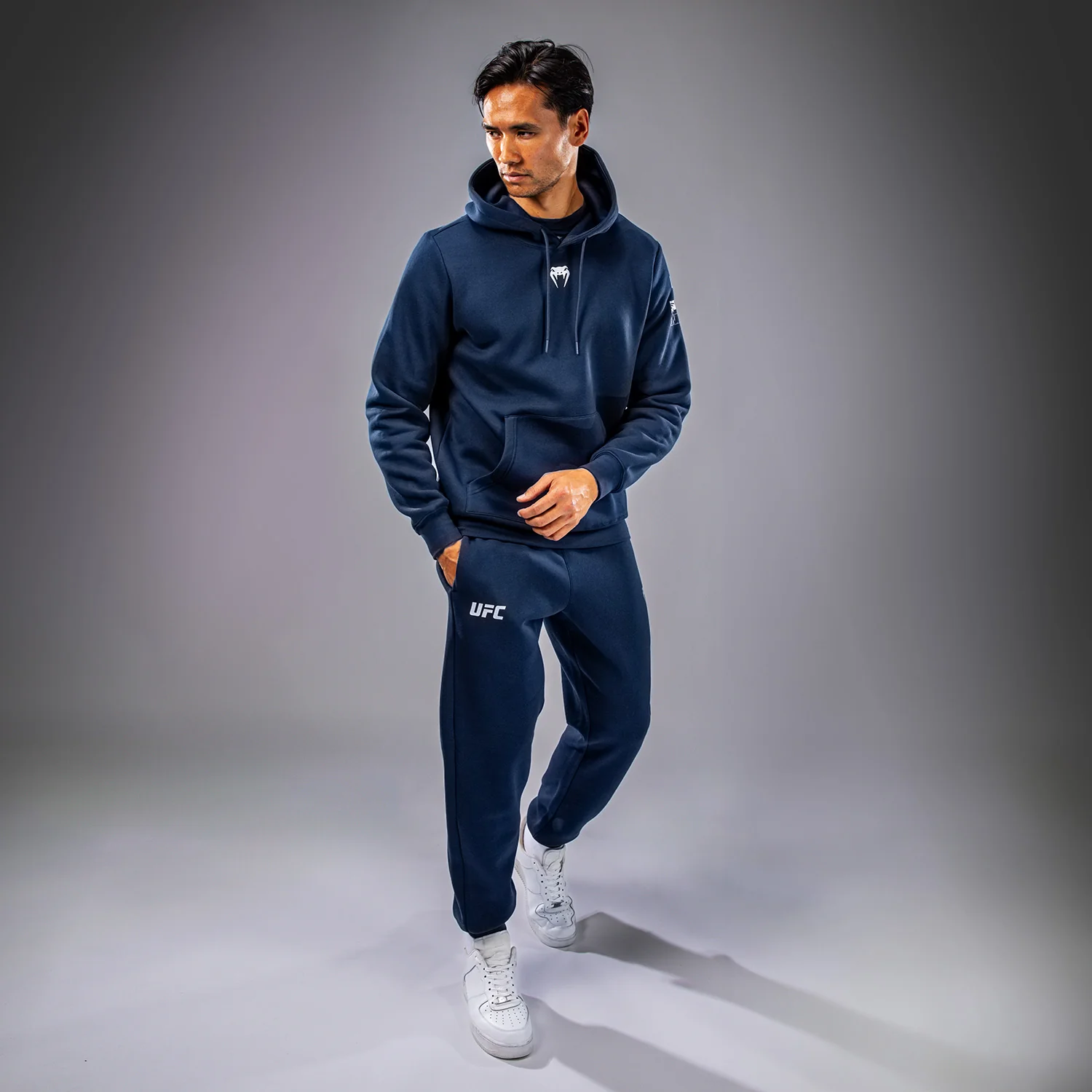 UFC Fusion by Venum Fight Week Sudadera con Capucha para Hombre - Solid Azul oceánico - Image 5