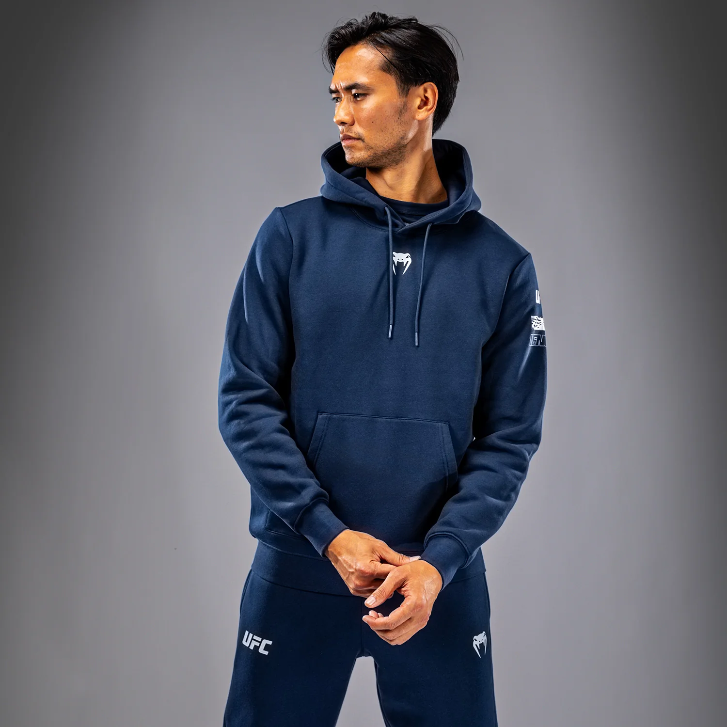 UFC Fusion by Venum Fight Week Sudadera con Capucha para Hombre - Solid Azul oceánico - Image 6