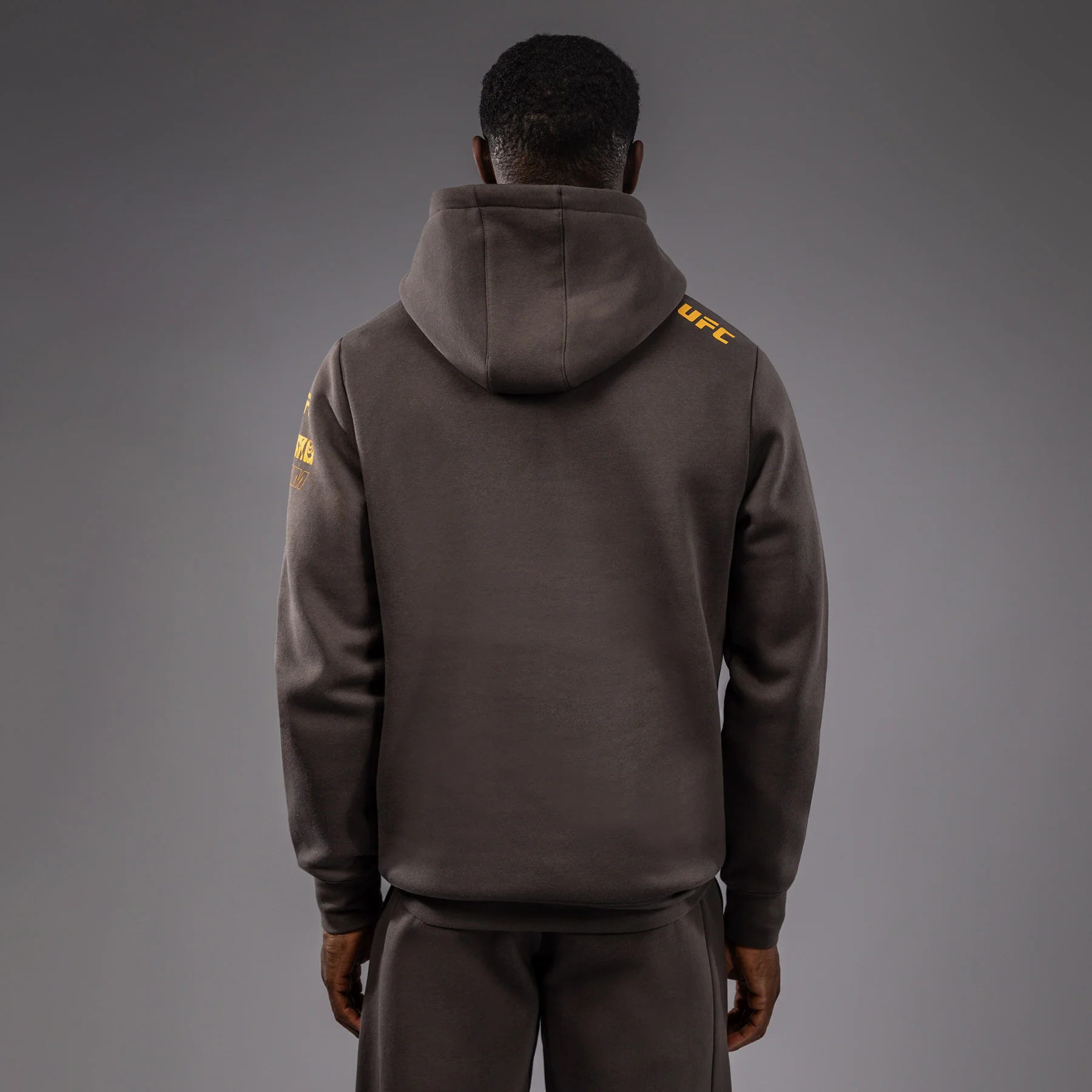 UFC Fusion by Venum Fight Week Sudadera con Capucha para Hombre - Solid Marrón tierra - Image 4