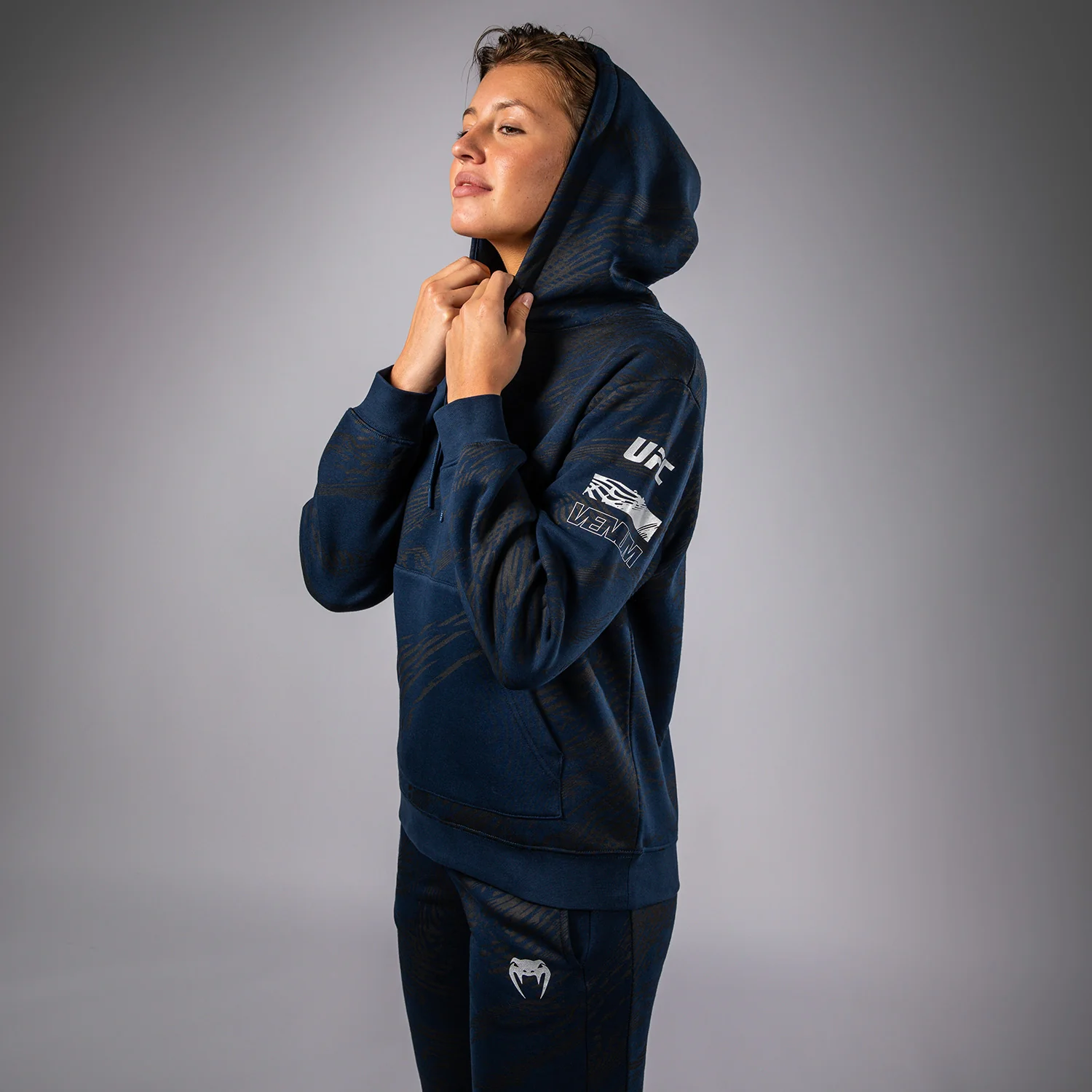 UFC Fusion by Venum Fight Week Sudadera con Capucha para Mujer - Azul oceánico - Image 2