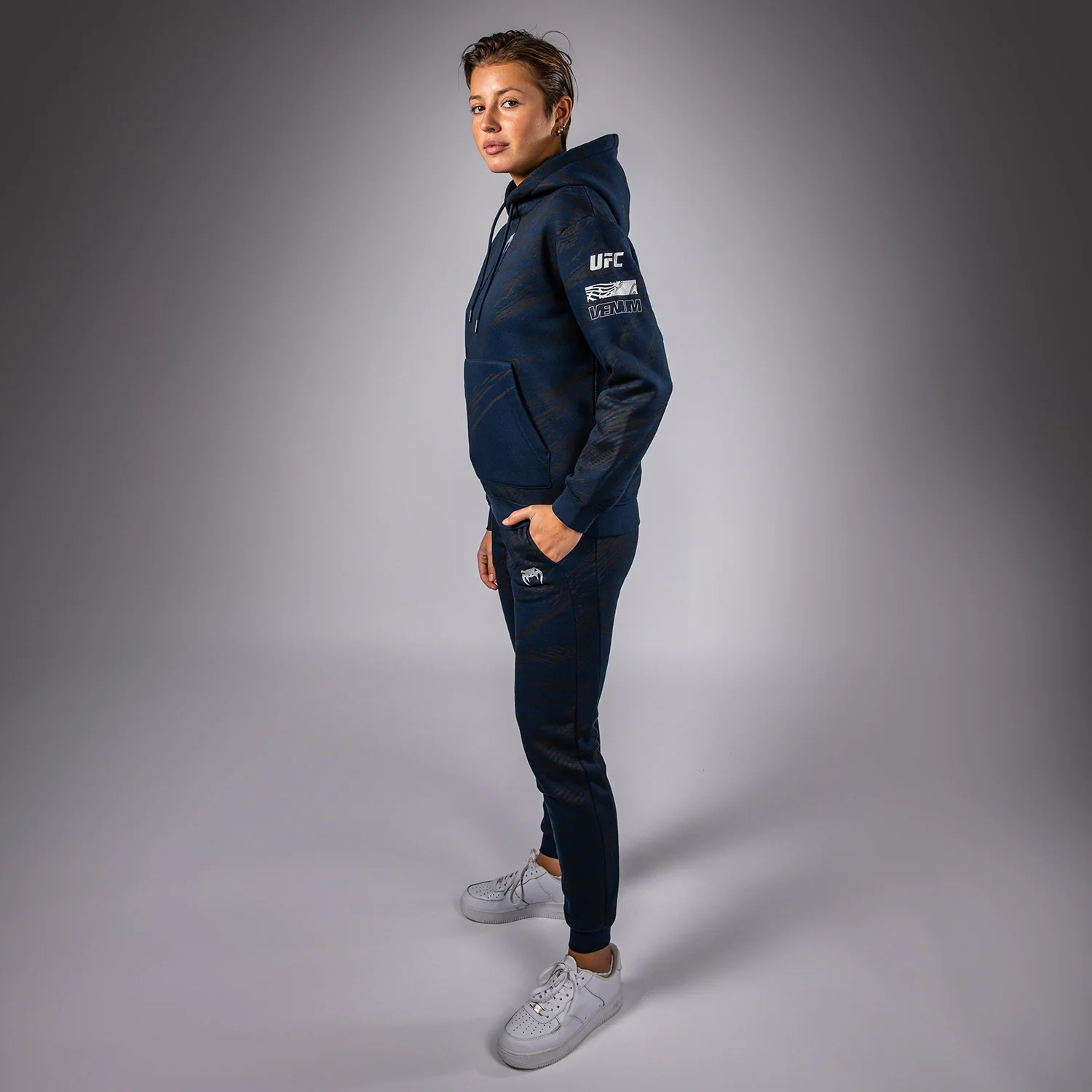 UFC Fusion by Venum Fight Week Sudadera con Capucha para Mujer - Azul oceánico - Image 3