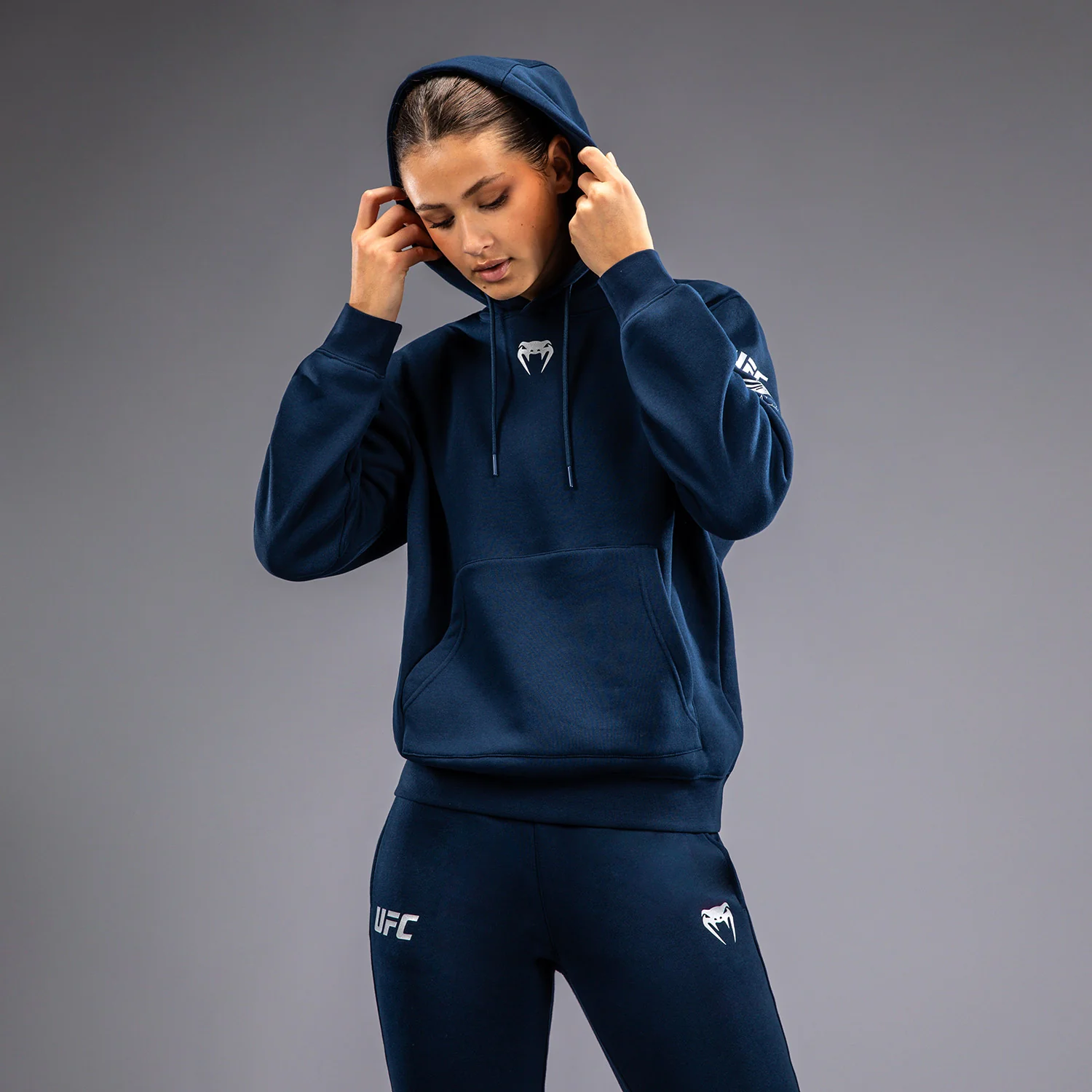 UFC Fusion by Venum Fight Week Sudadera con Capucha para Mujer - Solid Azul oceánico