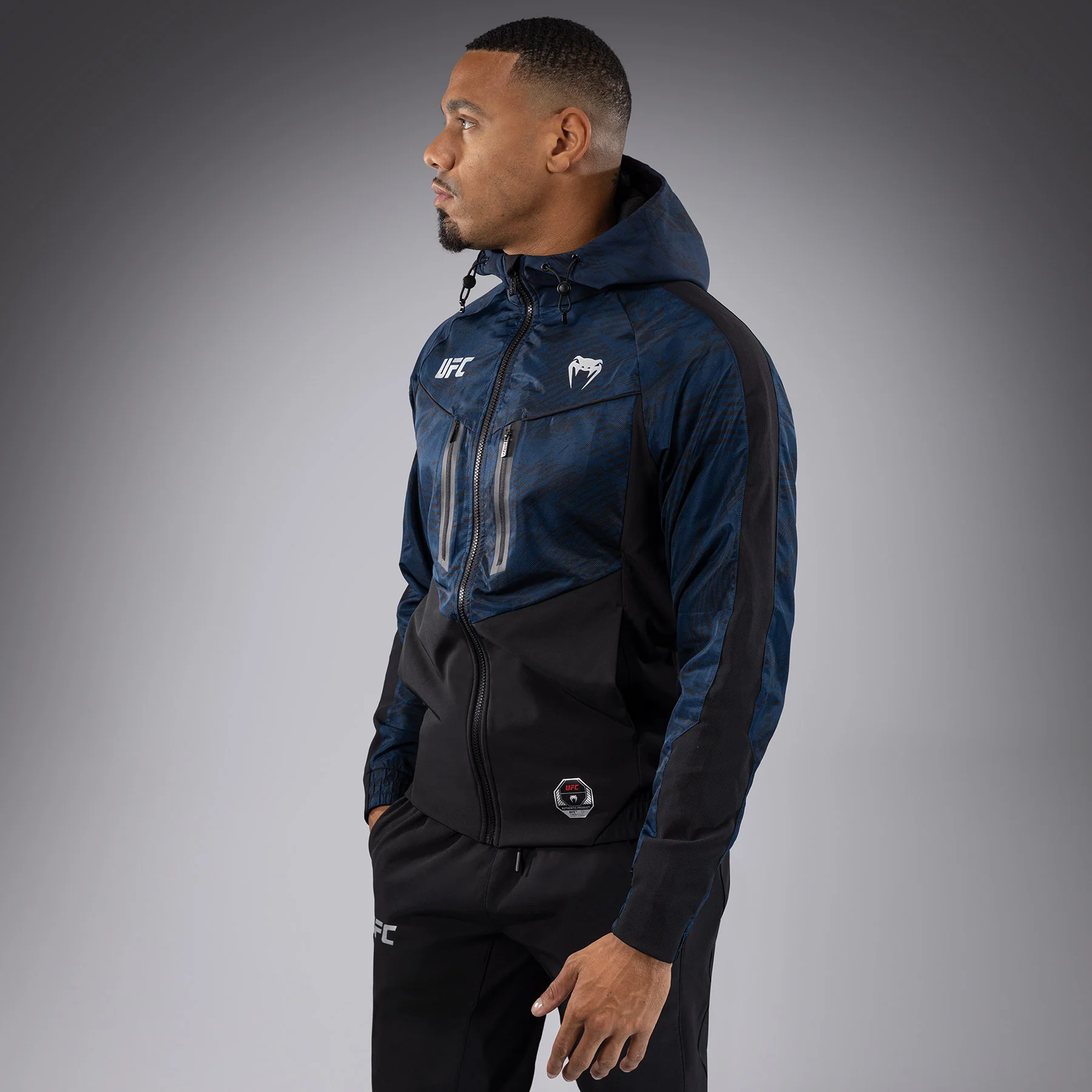 UFC Fusion by Venum Fight Week Sudadera con Cremallera para Hombre - Azul oceánico - Image 2