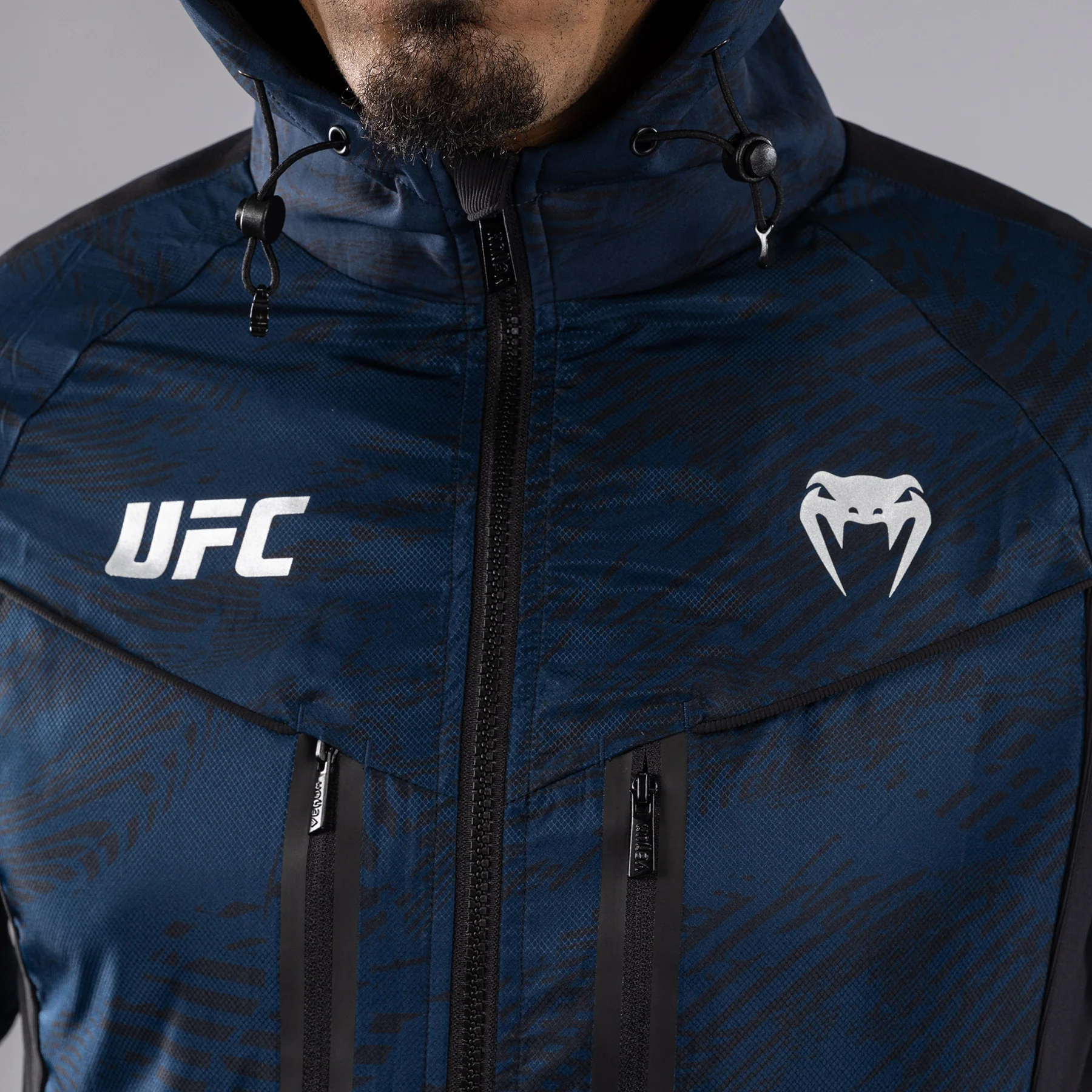 UFC Fusion by Venum Fight Week Sudadera con Cremallera para Hombre - Azul oceánico - Image 7