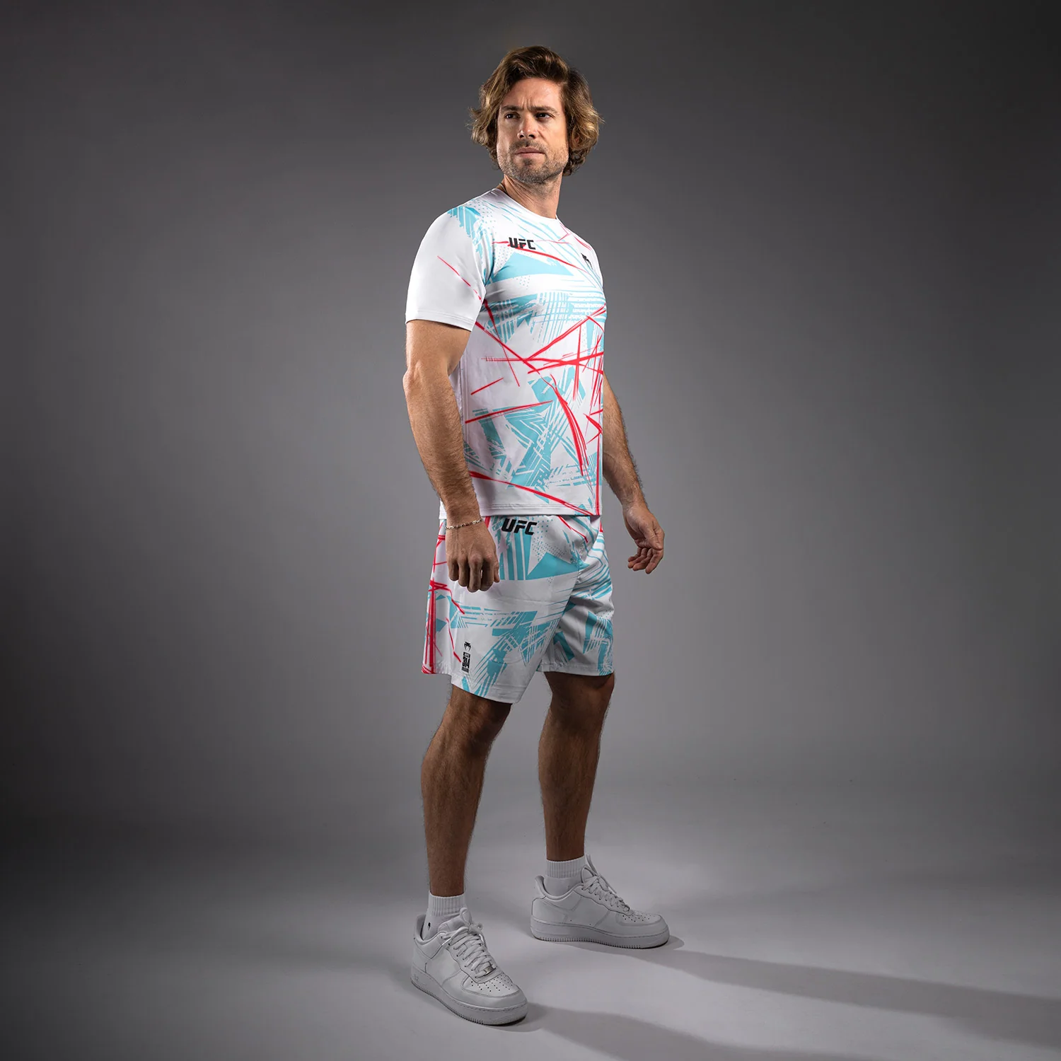 UFC Fusion By Venum Miami Edition Fight Week Camiseta Dry-Tech para hombre - Blanca - Image 4
