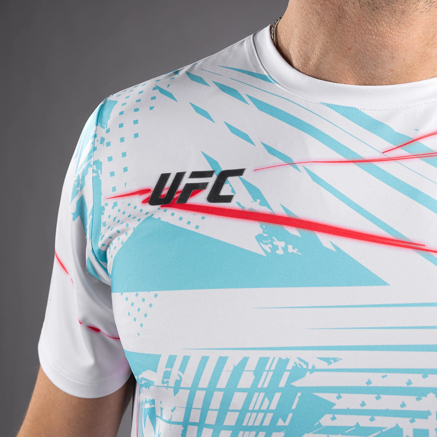 UFC Fusion By Venum Miami Edition Fight Week Camiseta Dry-Tech para hombre - Blanca - Image 5