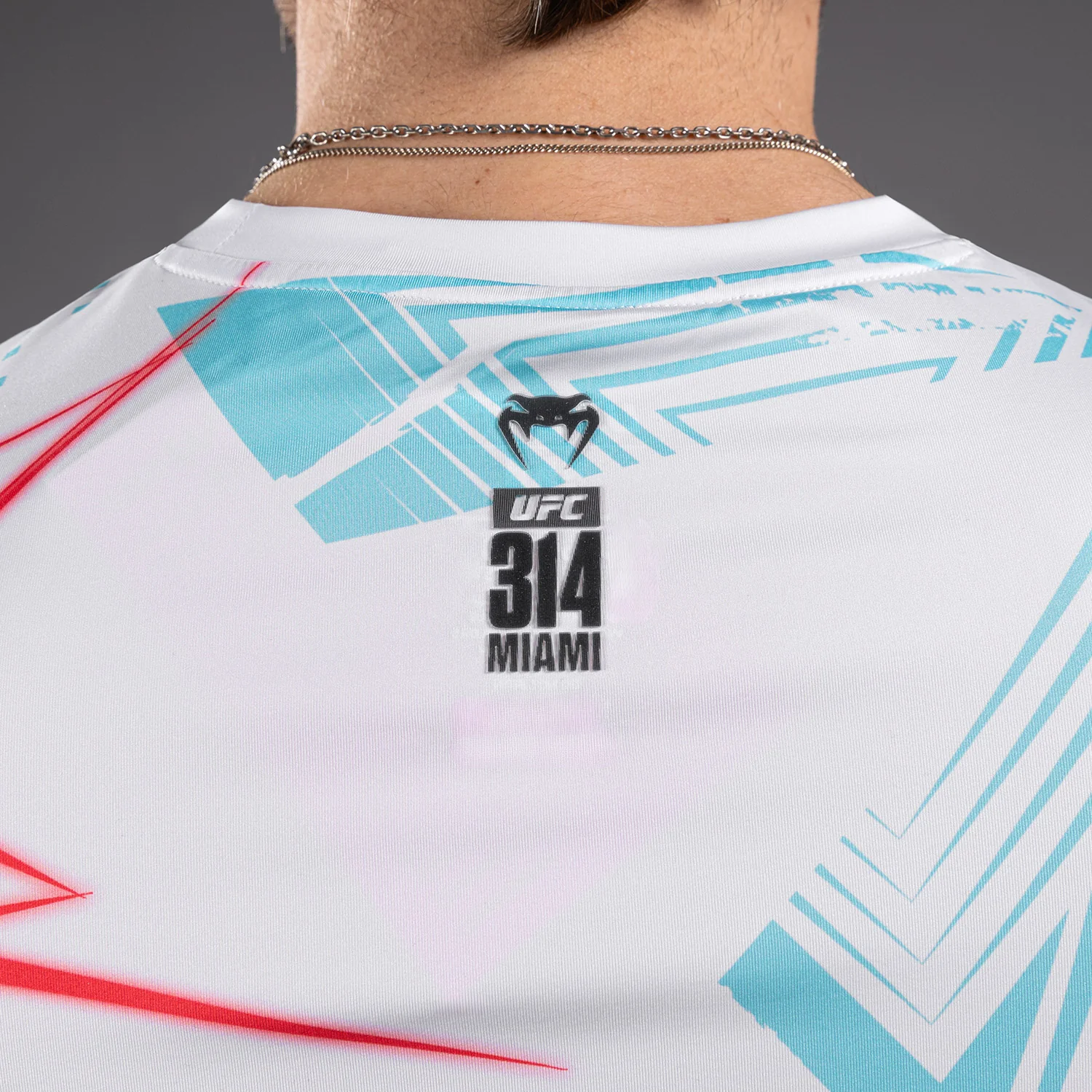 UFC Fusion By Venum Miami Edition Fight Week Camiseta Dry-Tech para hombre - Blanca - Image 7