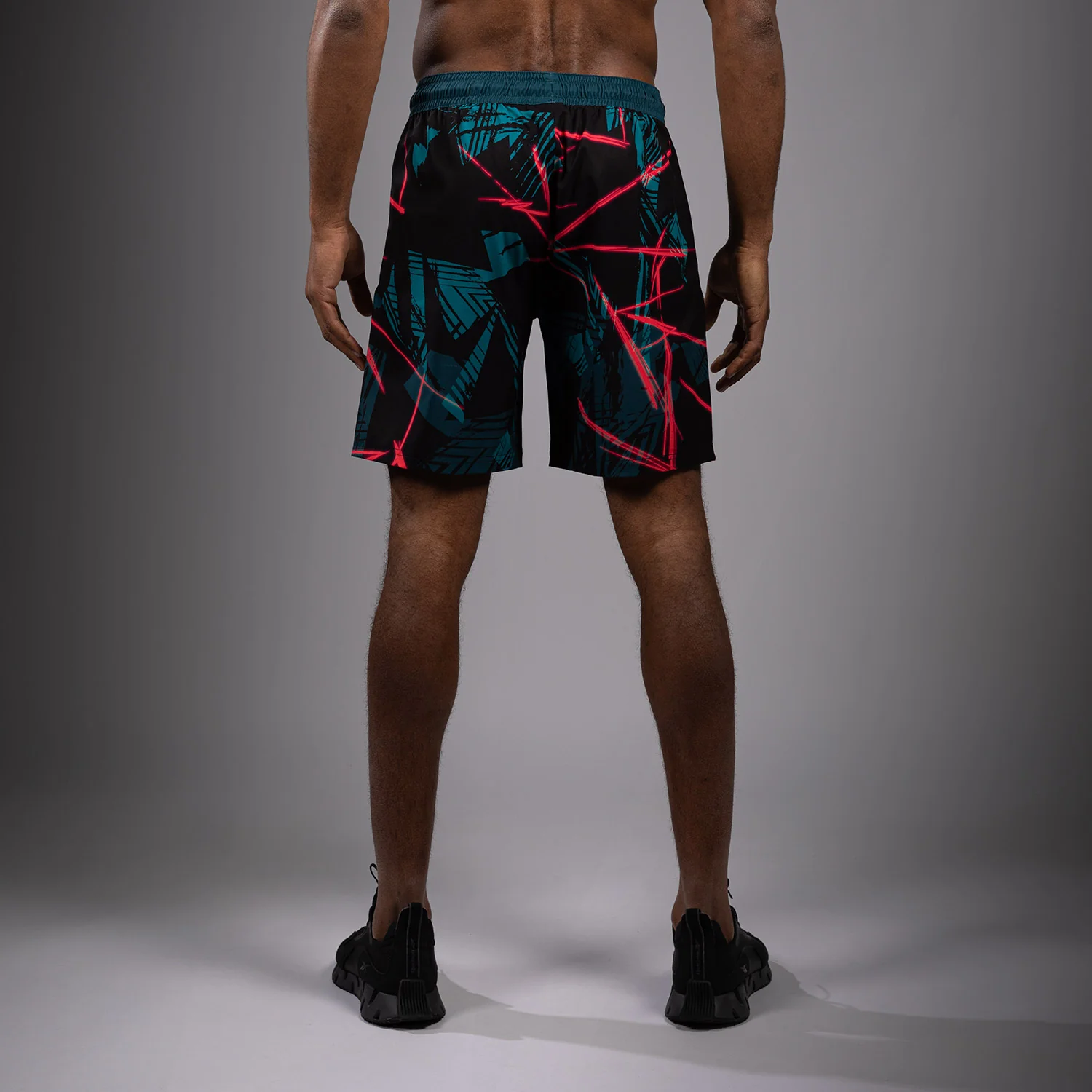 UFC Fusion By Venum Miami Edition Fight Week Performance Pantalones cortos para hombre - Negros - Image 3