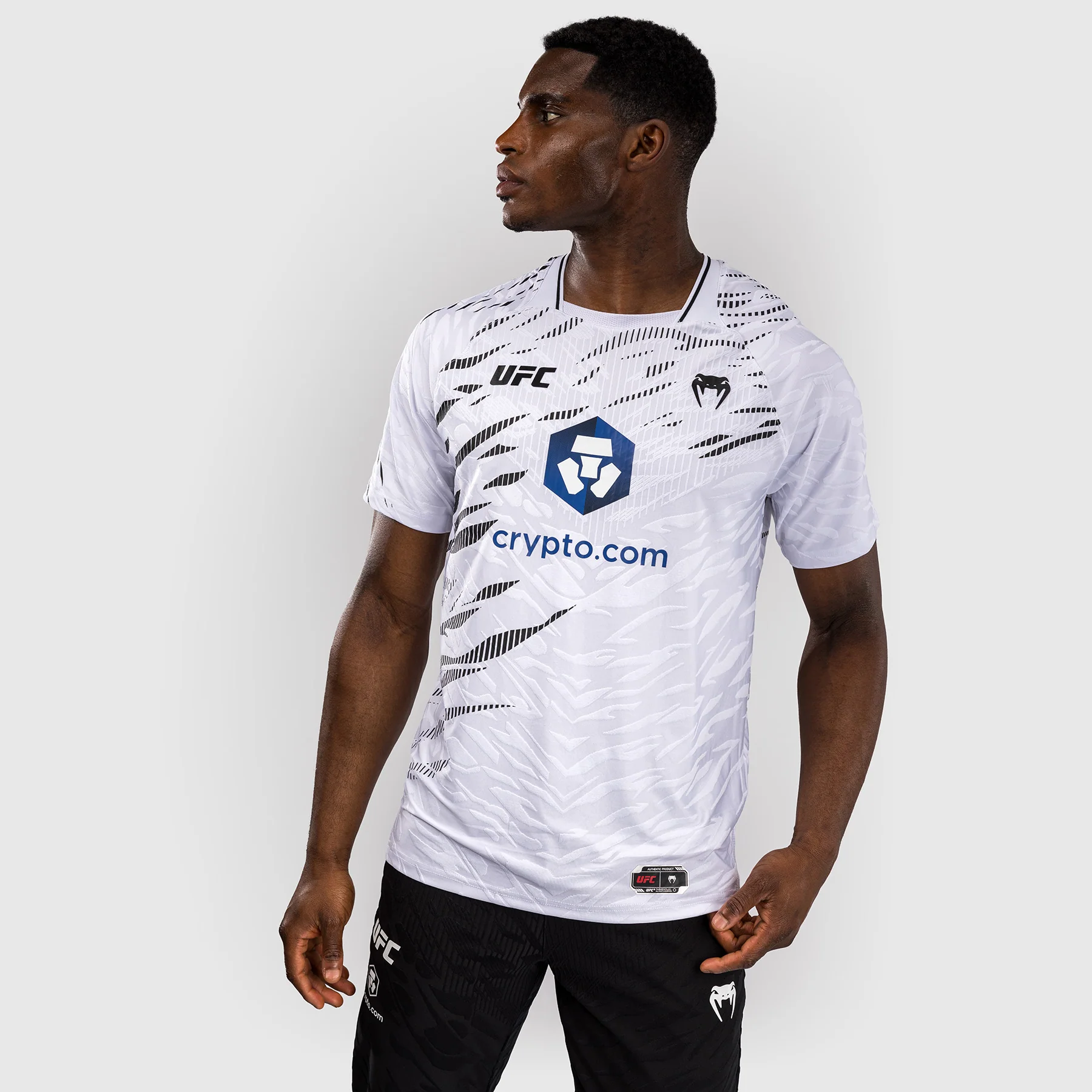 UFC Fusion by Venum Personalizados Authentic Fight Night Camiseta de Salida para Hombre - Blanco - Image 3