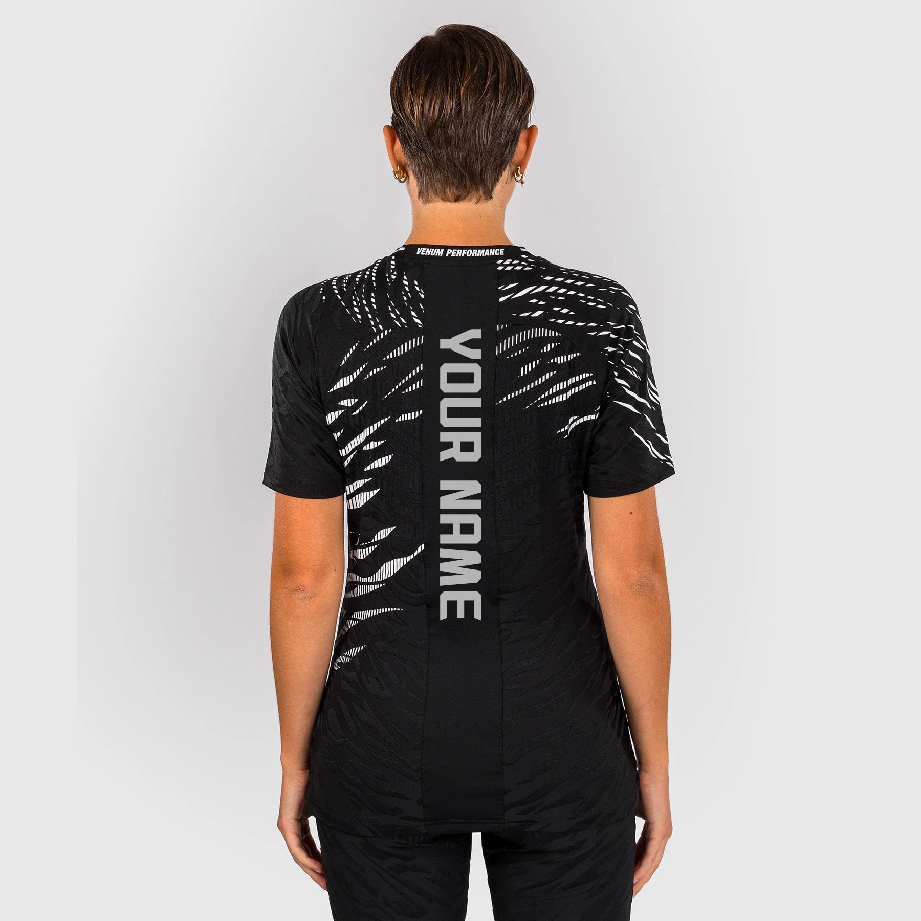 UFC Fusion by Venum Personalizados Authentic Fight Night Camiseta de Salida para Mujer - Negro
